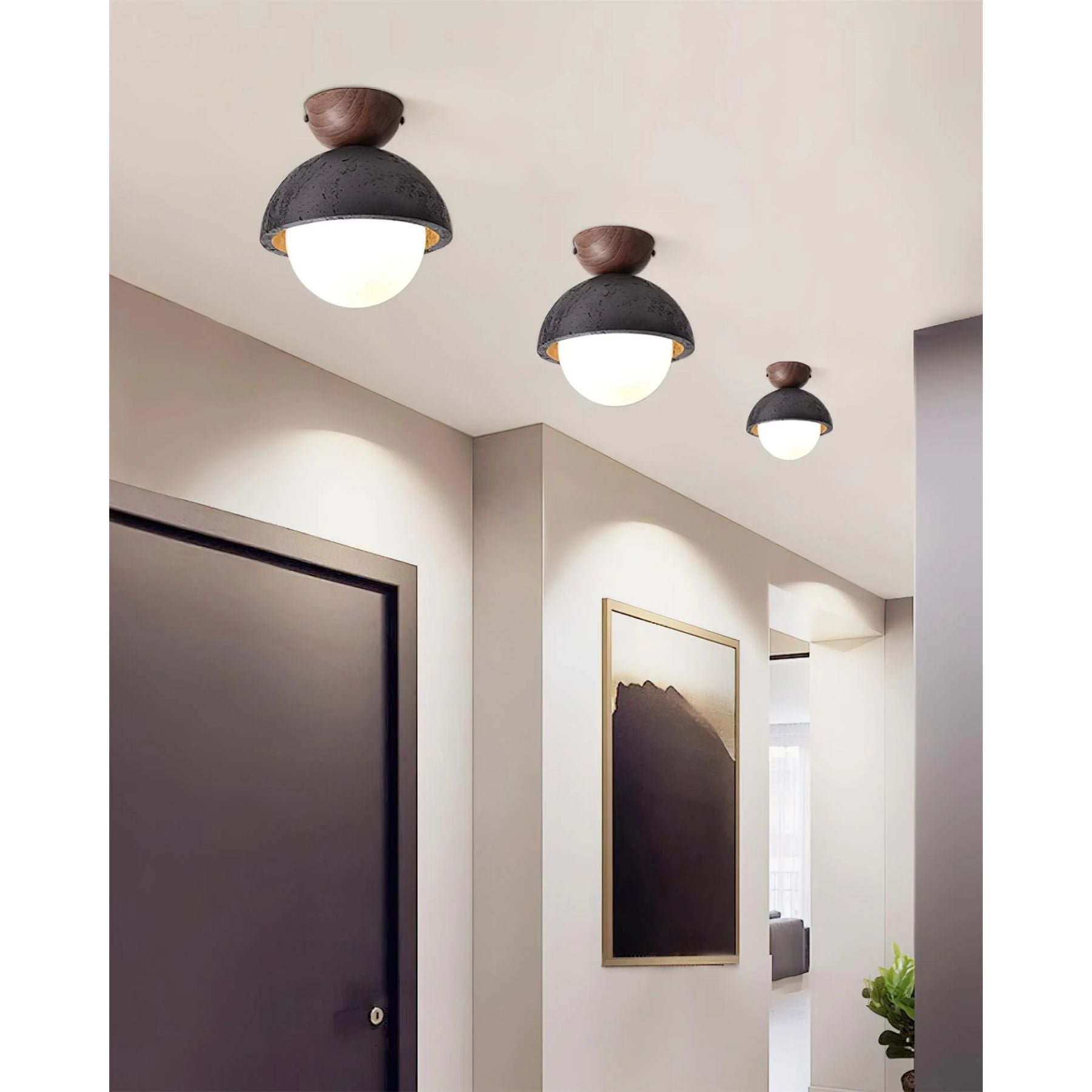 Maspo Natural Stone Ceiling Light