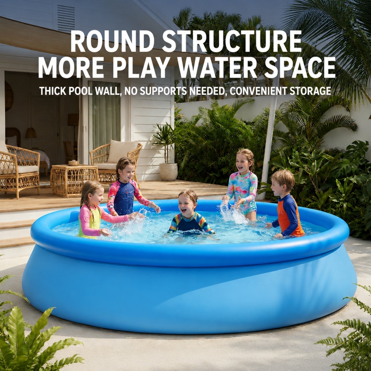 Soloosa Outdoor Inflatable Pool