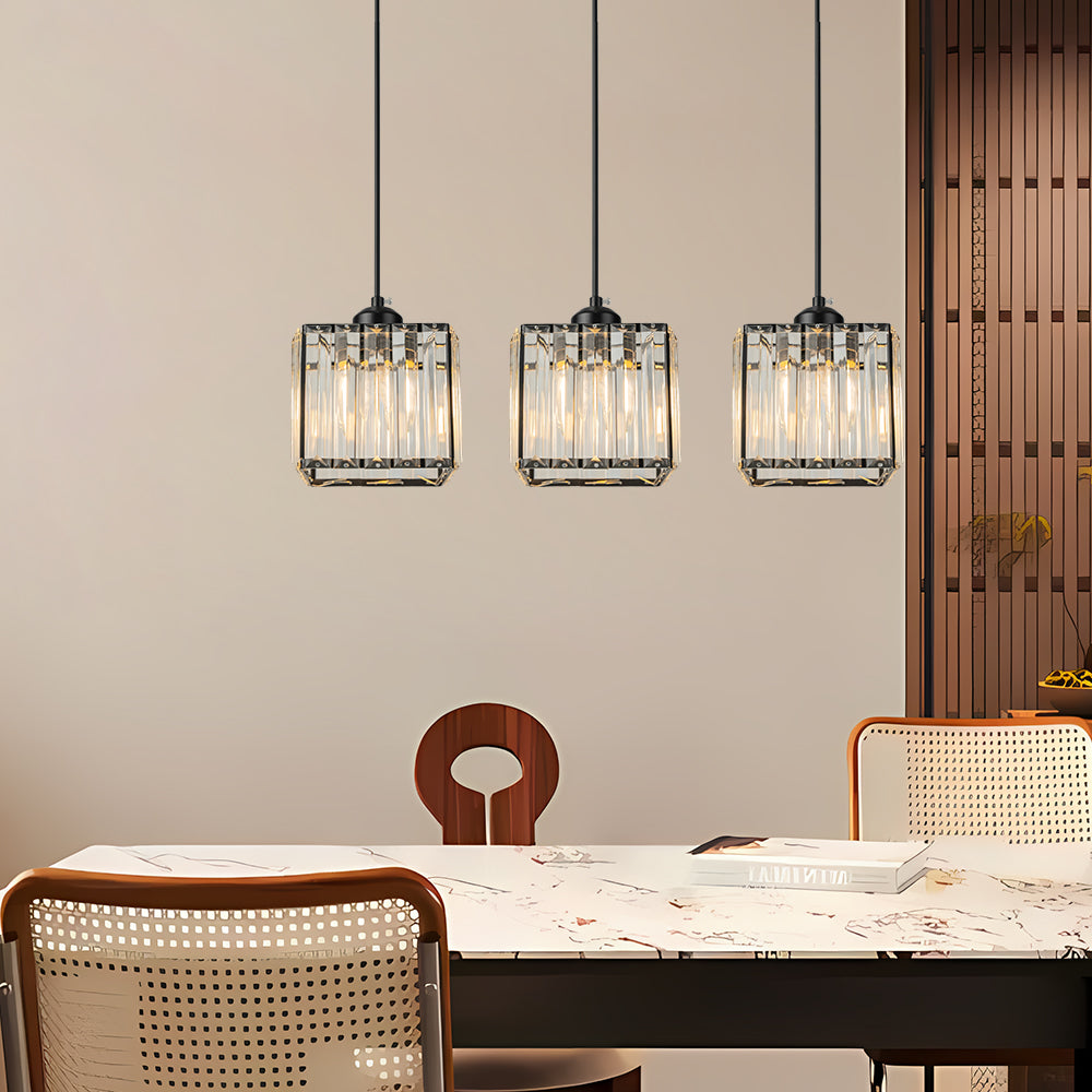 Multi-Head Crystal Pendant Light