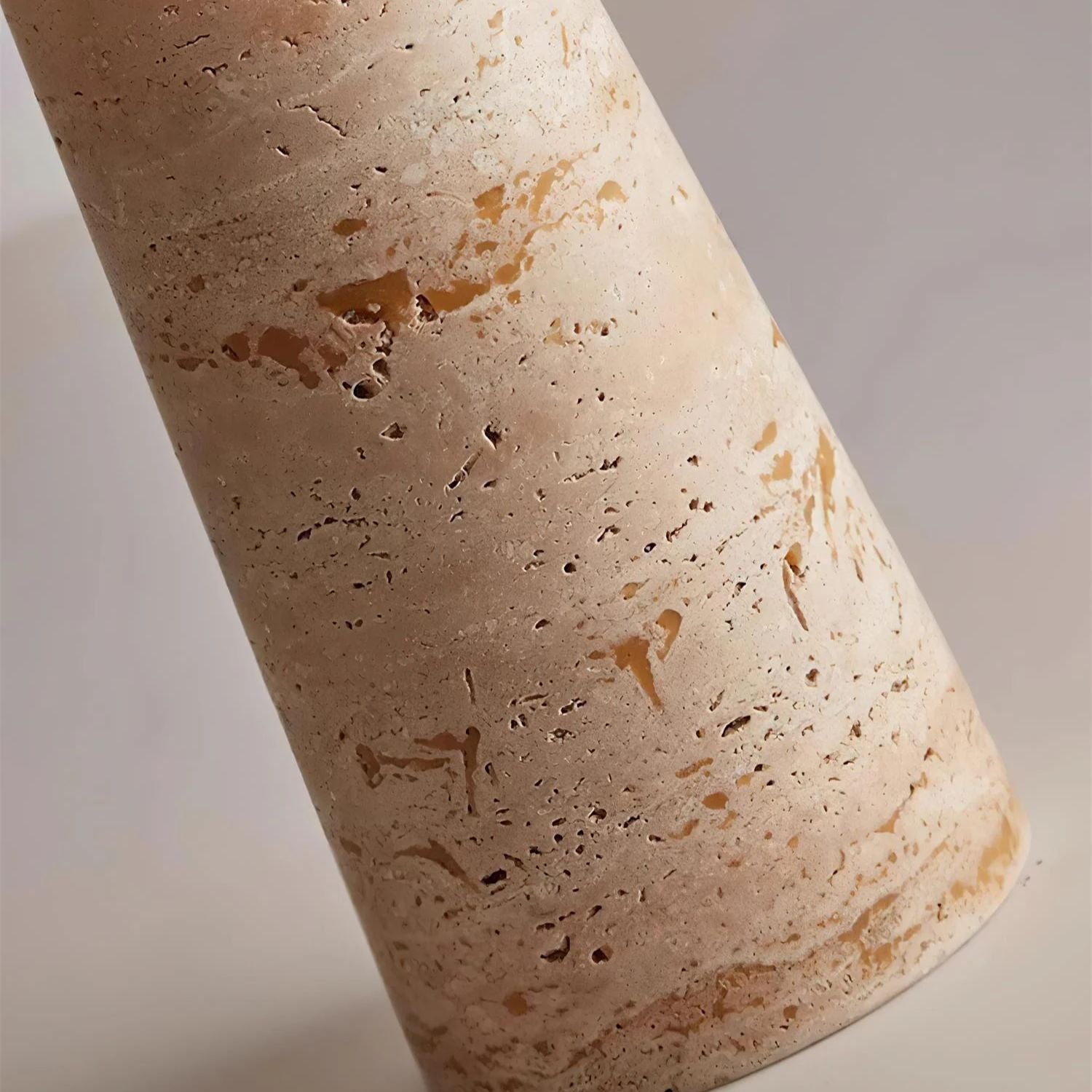 Demsa Travertine Table Lamp