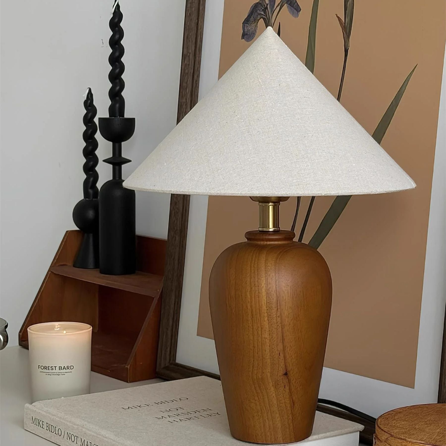 Brevo Wooden Table Lamp