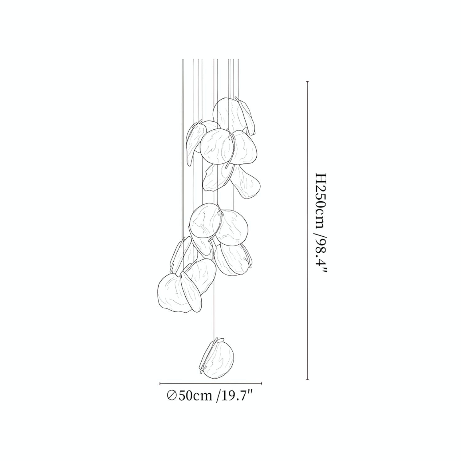 Duplet Glass Pendant Light