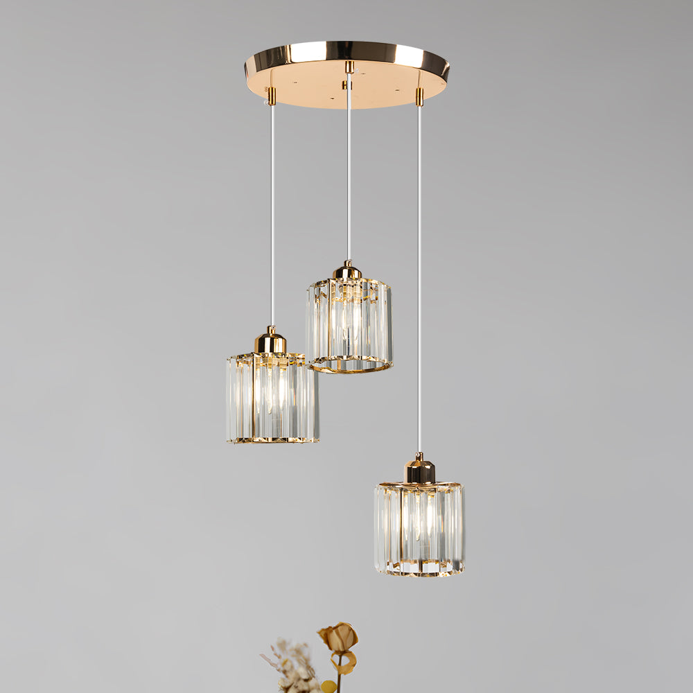 Multi-Head Crystal Pendant Light