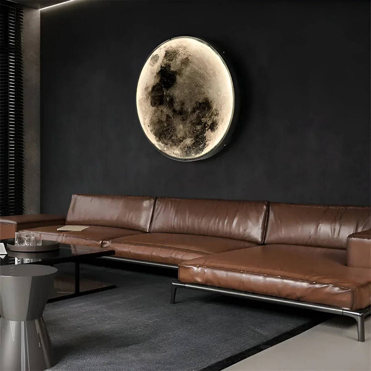 Eclipse Moon Design Wall Light
