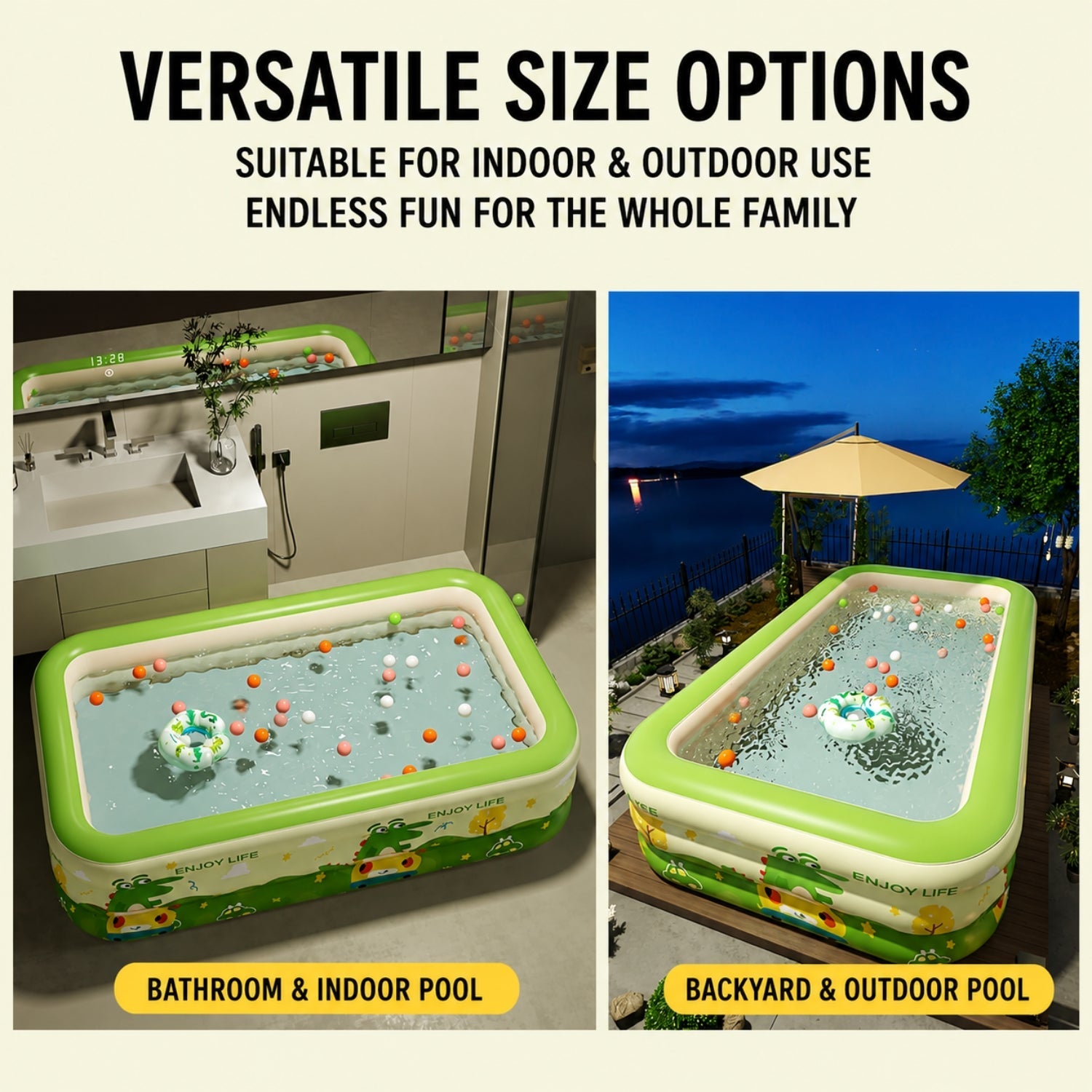 Lennley Outdoor Inflatable Pool