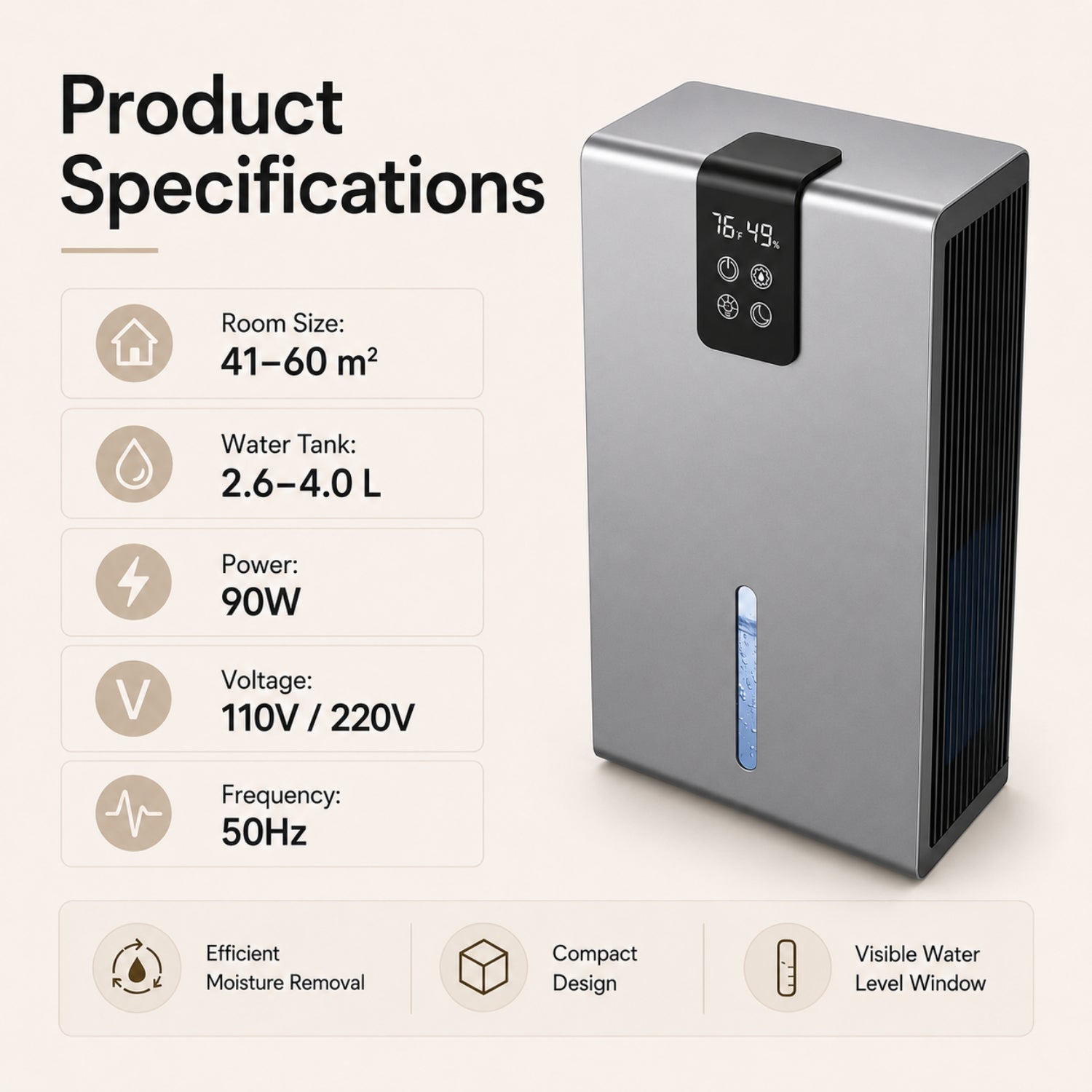 DUNALE - Dehumidifier