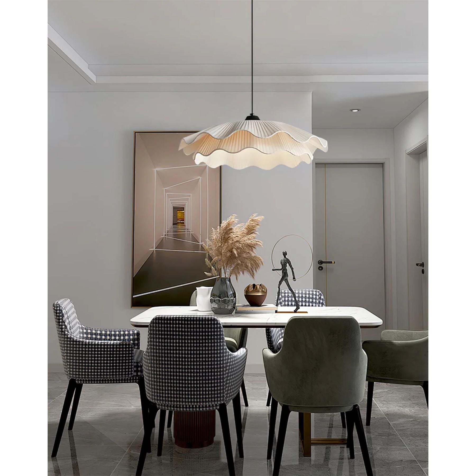 Cullim Layered Flower Pendant Light