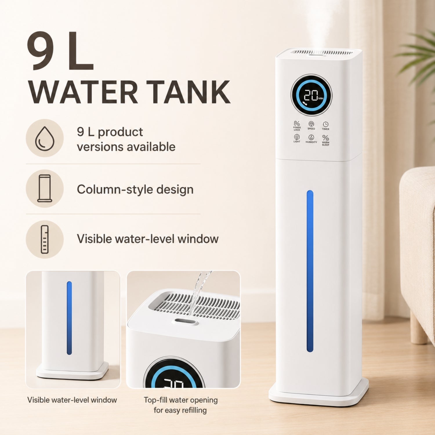 ZELLE - Column Humidifier