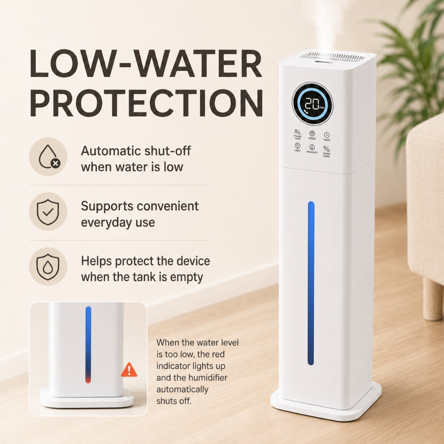 ZELLE - Column Humidifier