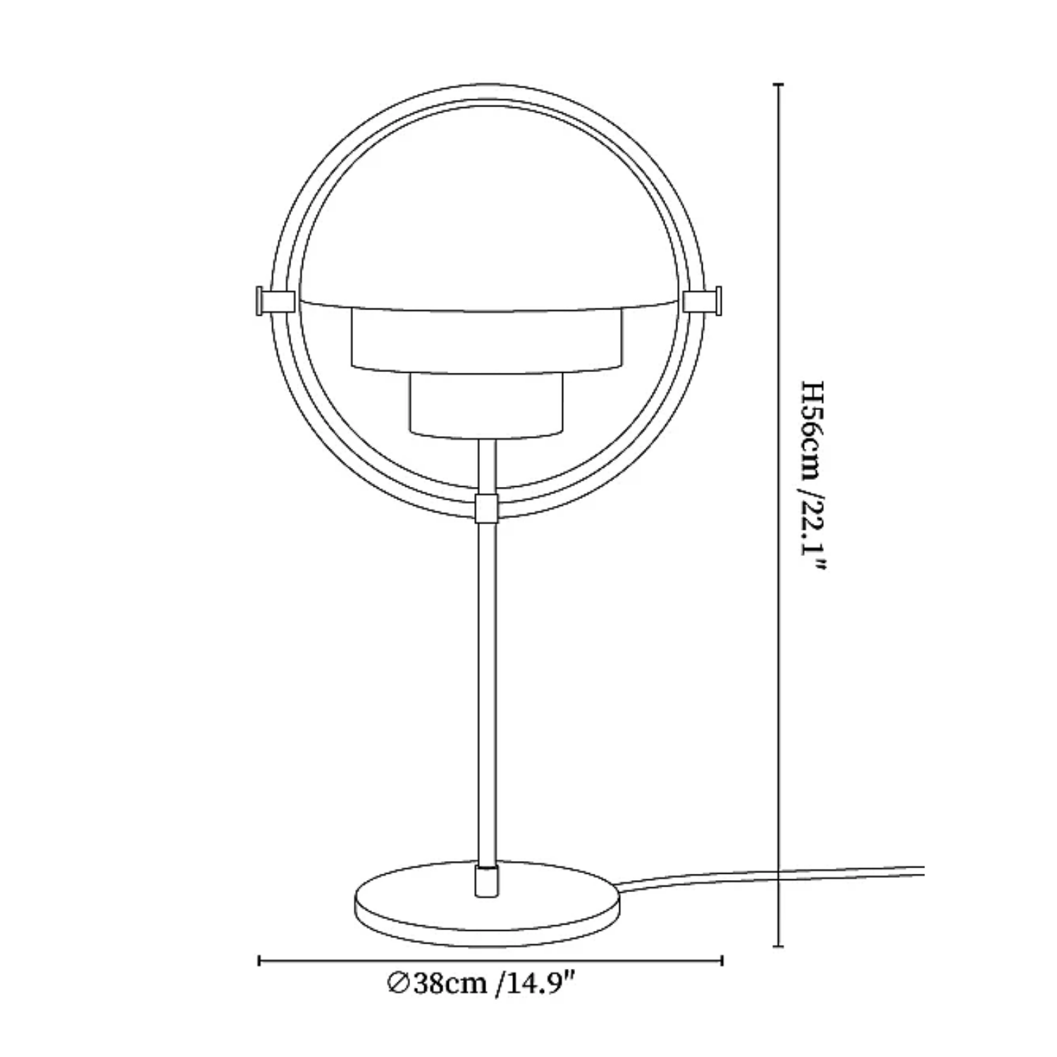 Daniso Danish Table Lamp