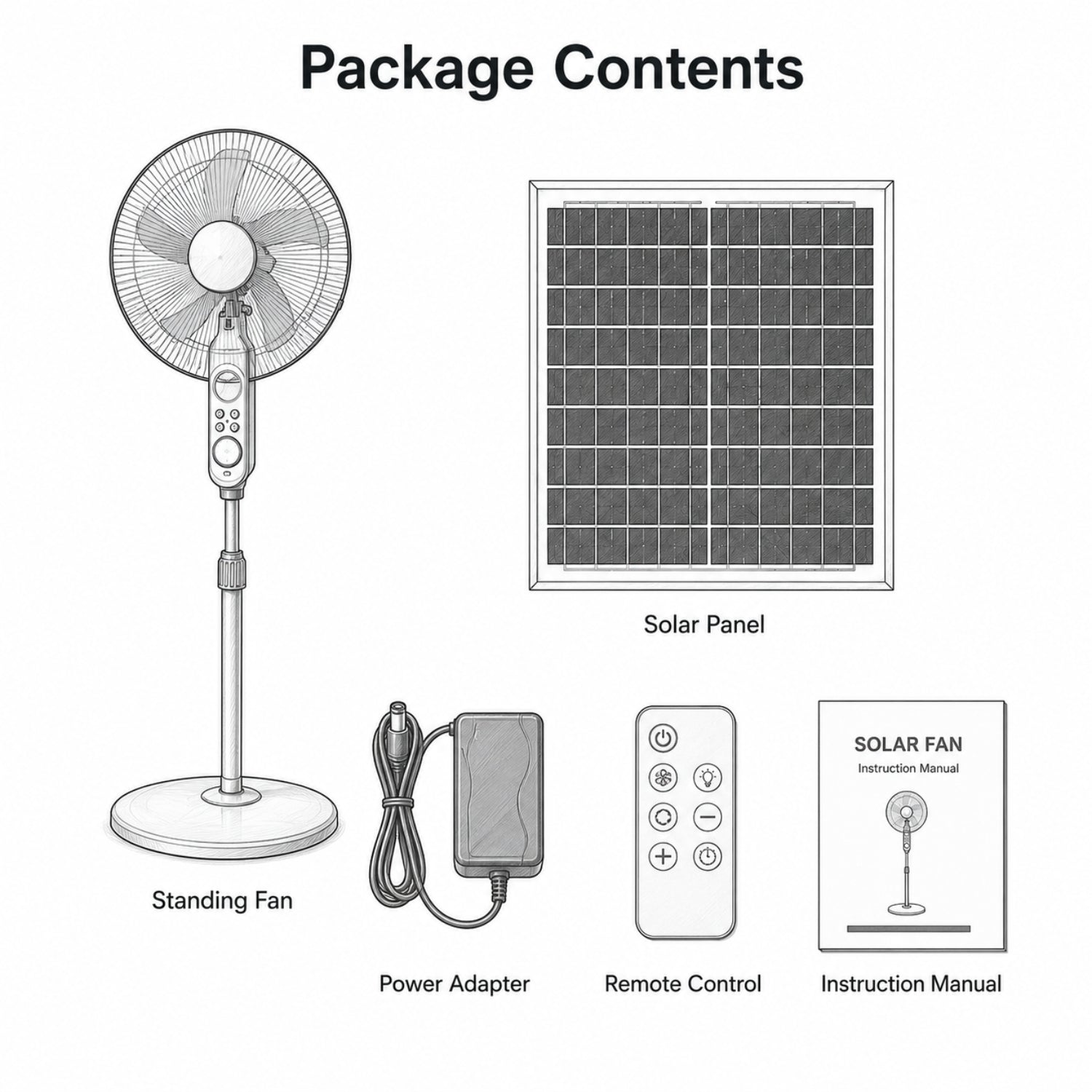 Halmin Standing Fan