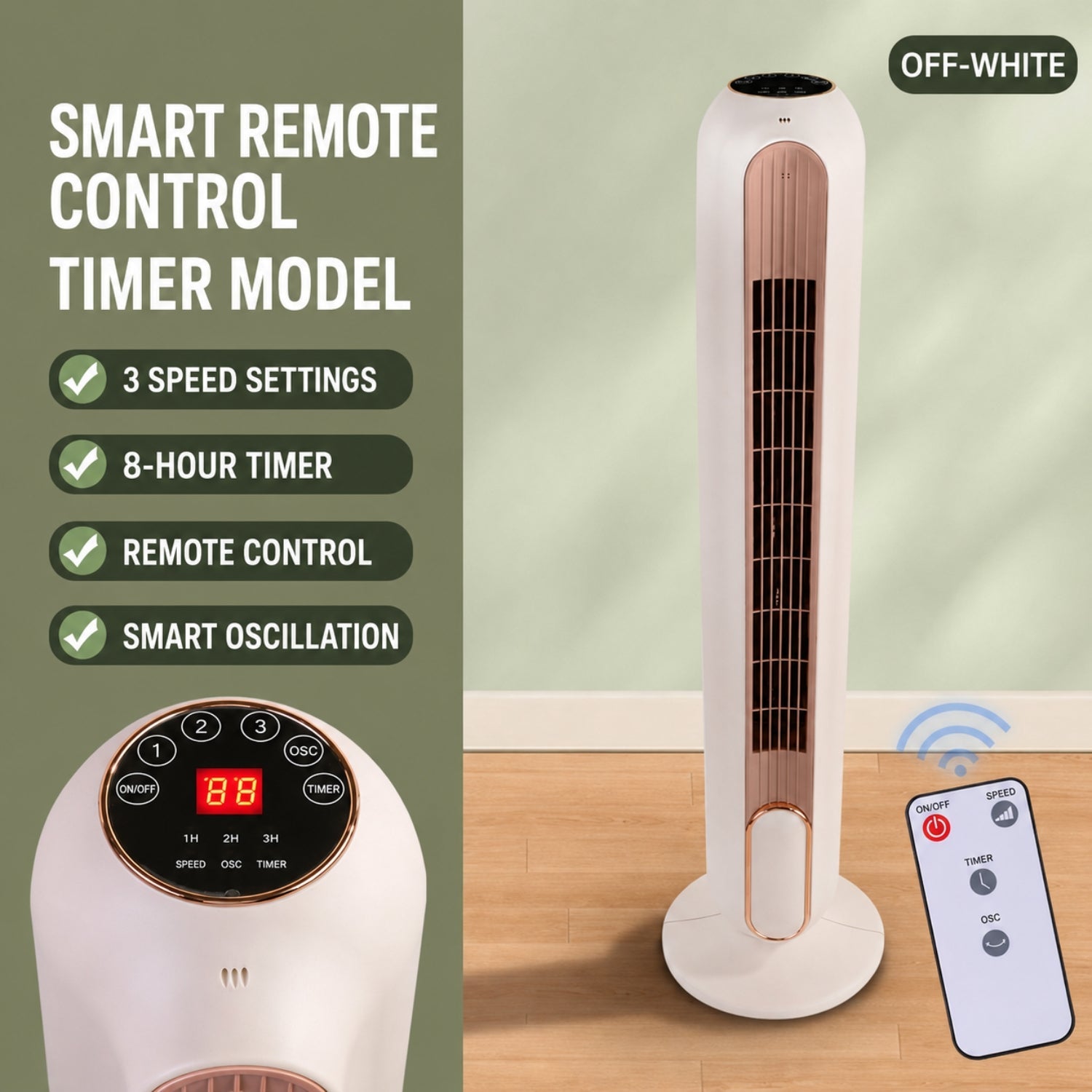 Covedenus Tower Fan