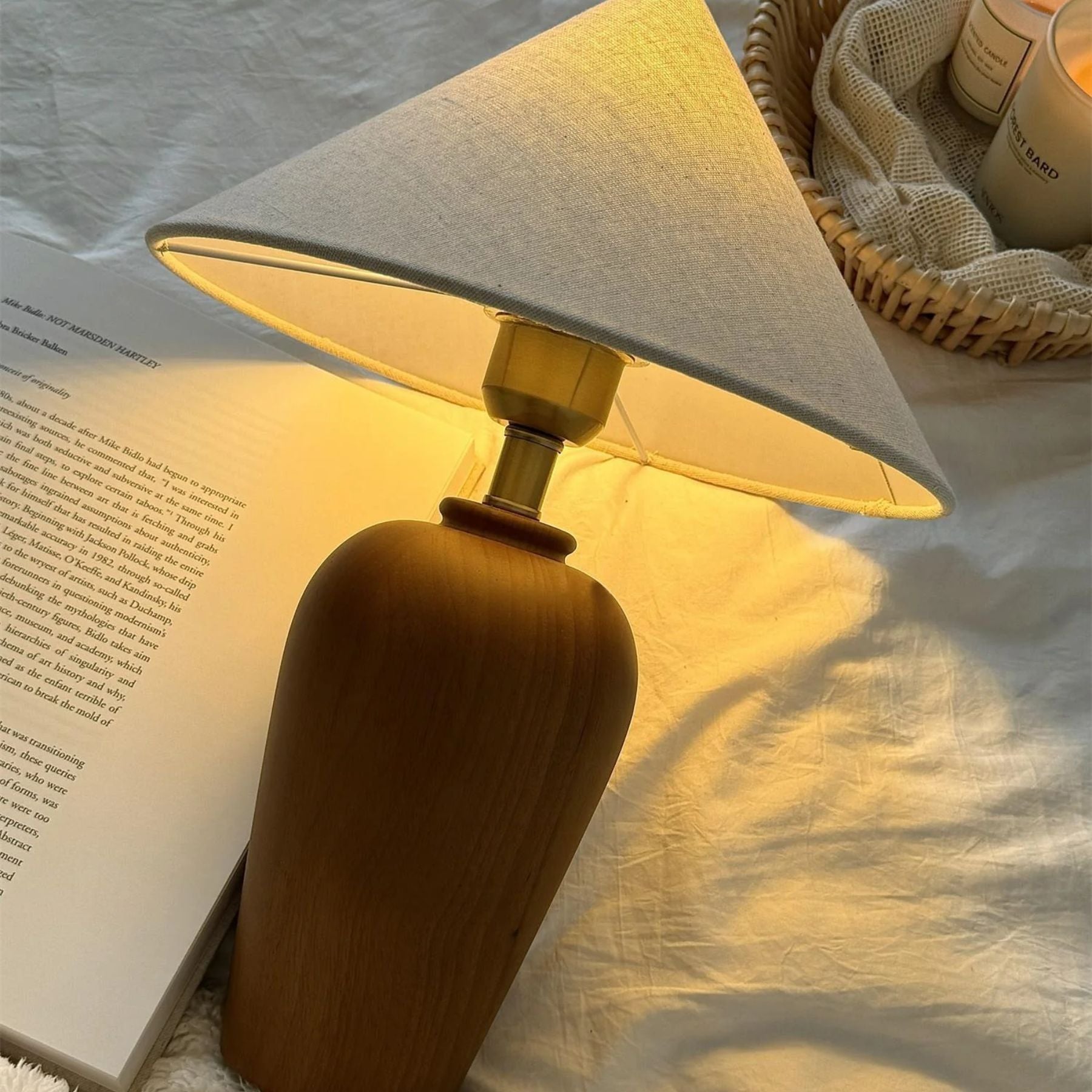 Brevo Wooden Table Lamp