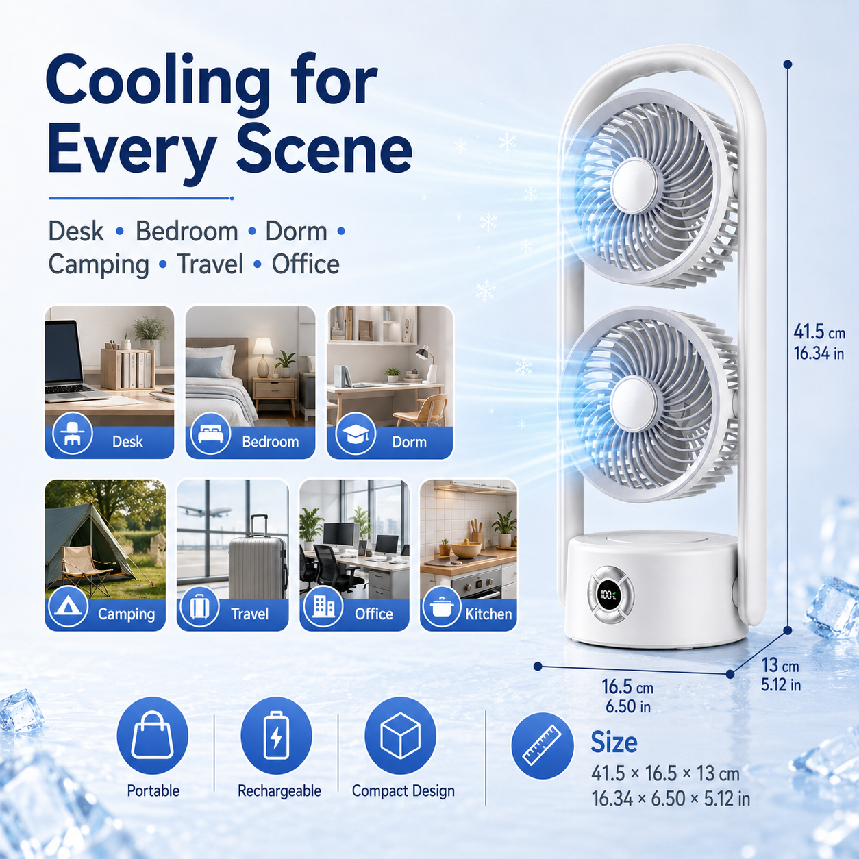 Freezio Tower Fan