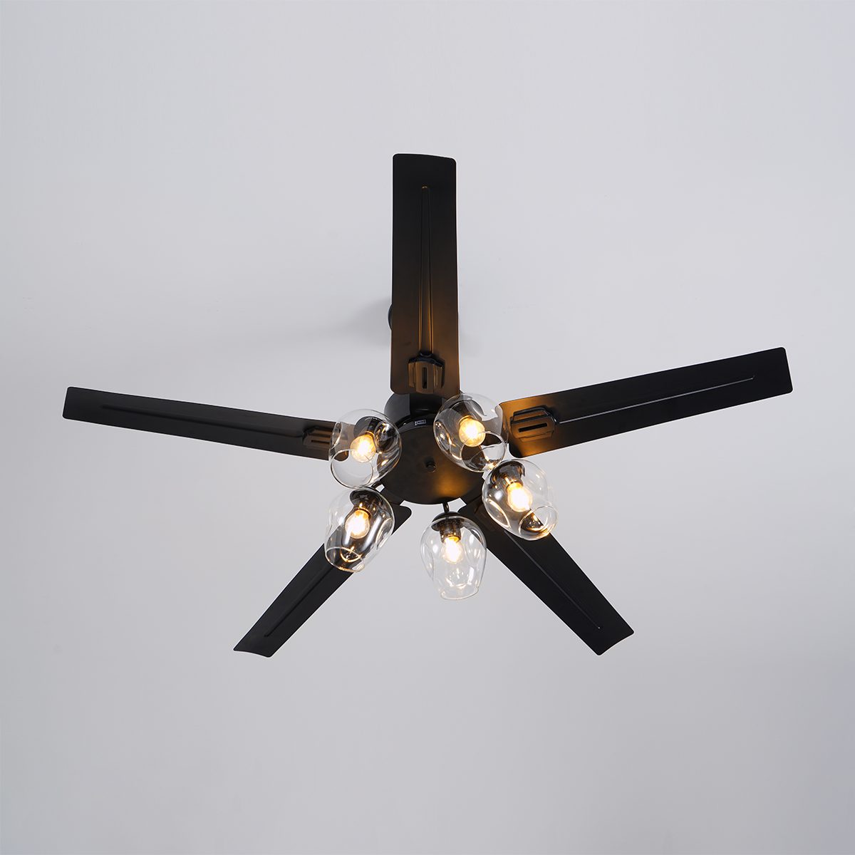 Elson Vintage Black Ceiling Fan