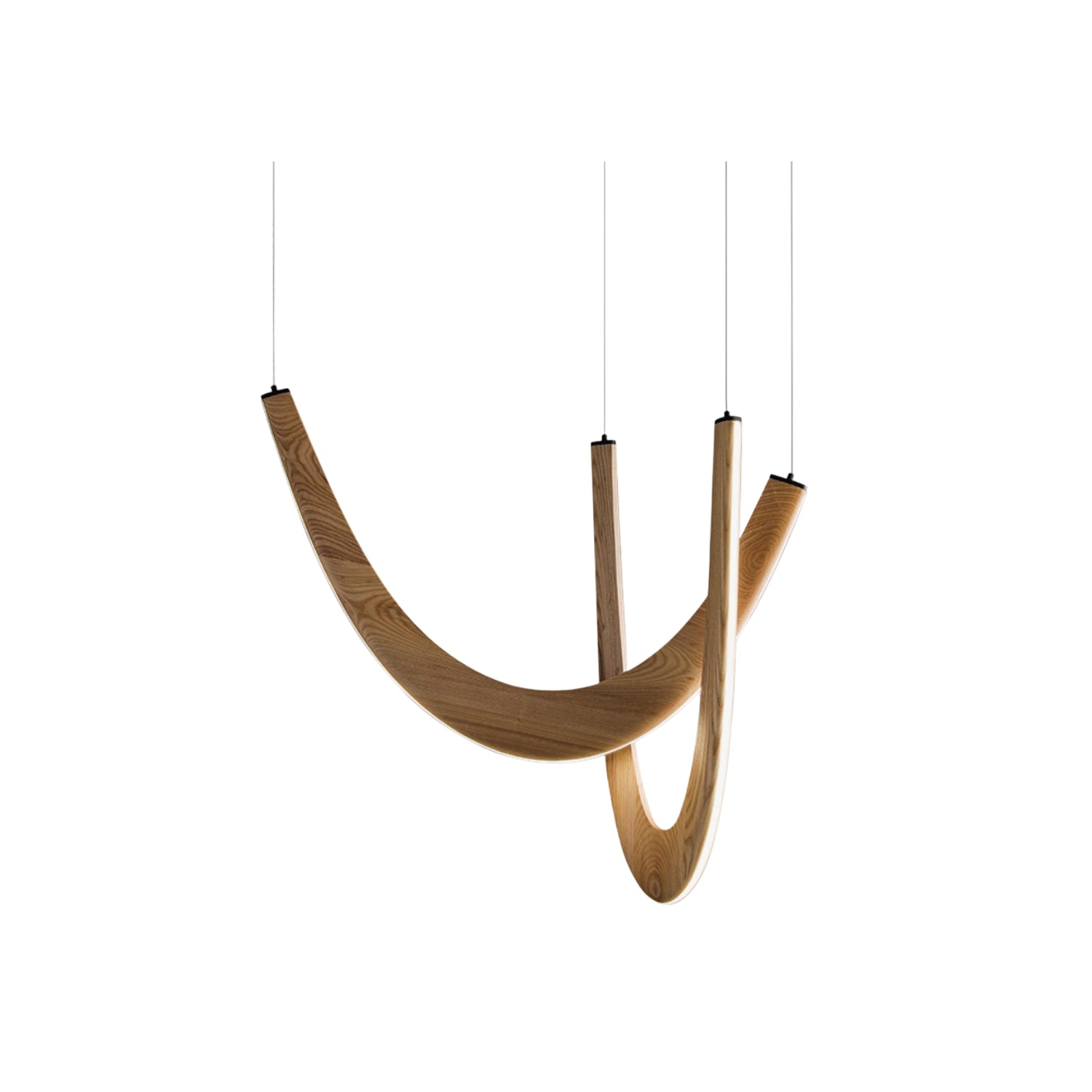 Layn U Shape Wooden Pendant Light