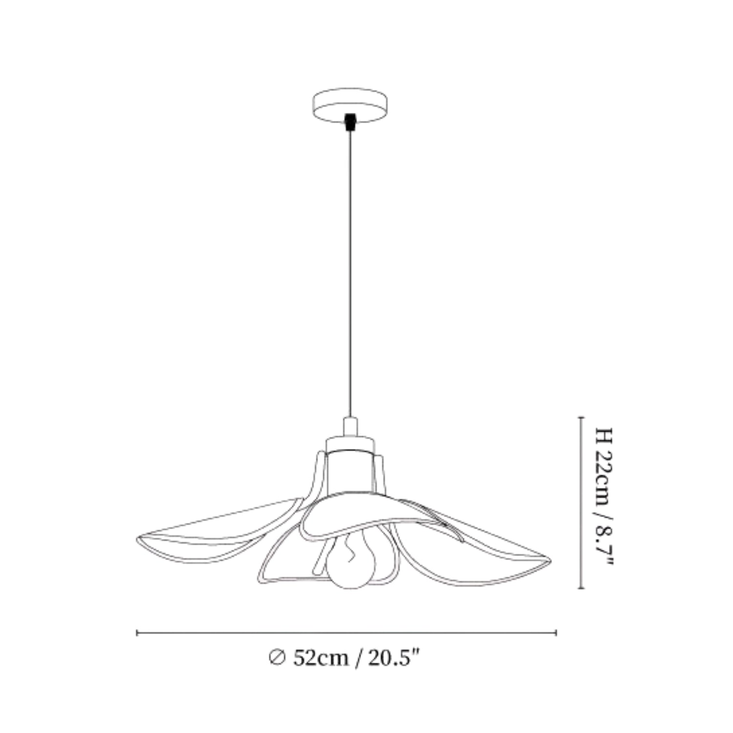 Boloma Flower Pendant Light