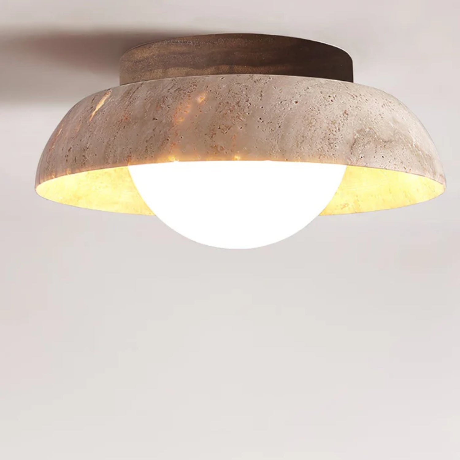 Calmesco Natural Stone Ceiling Light