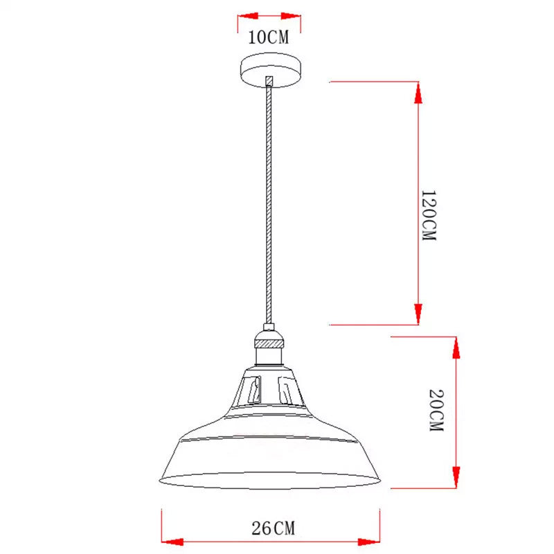 Cone Colourful Pendant Light