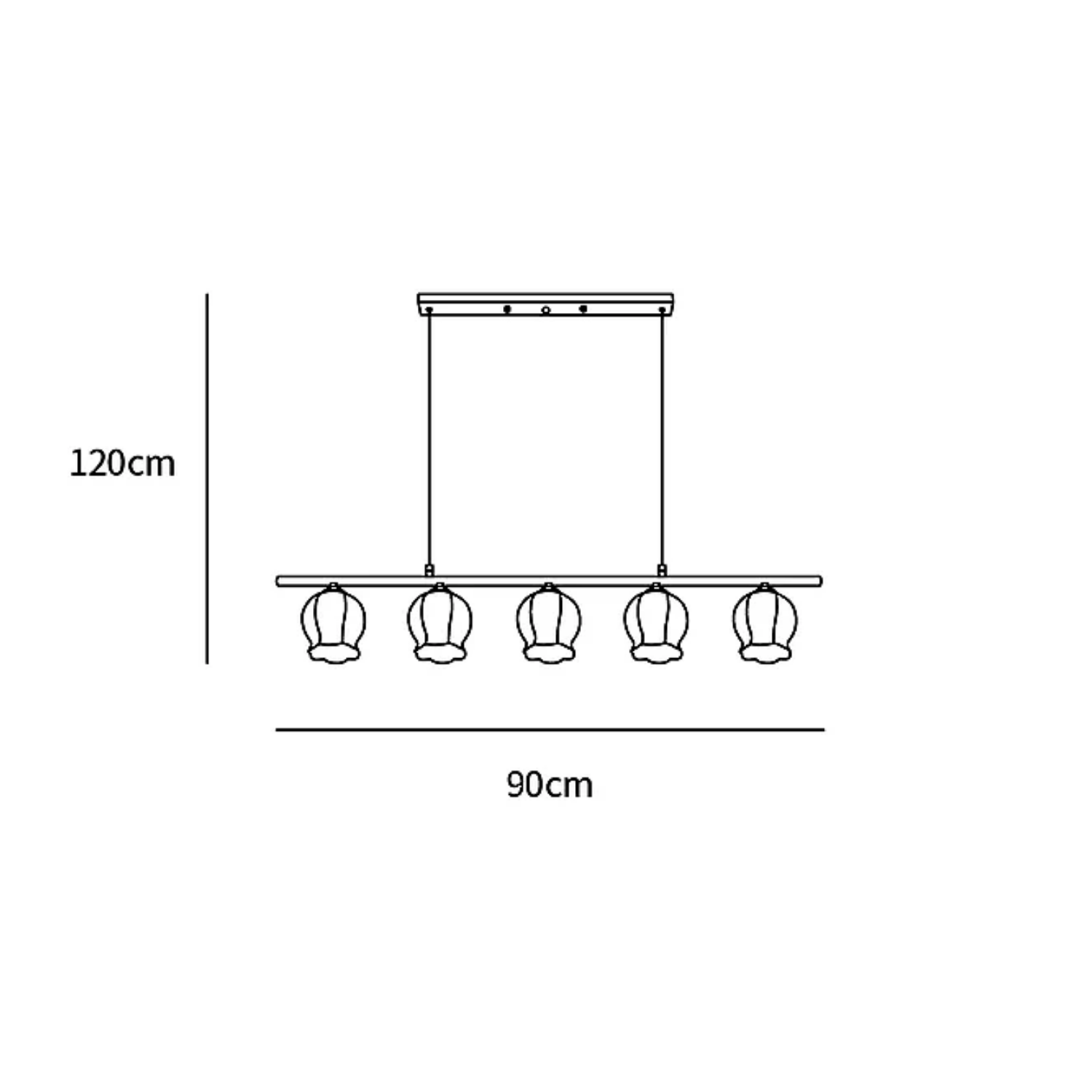 Foralle Linear Pendant Light