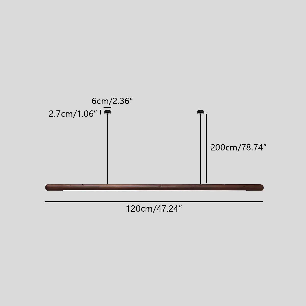 Sevelte Linear Pendant Light