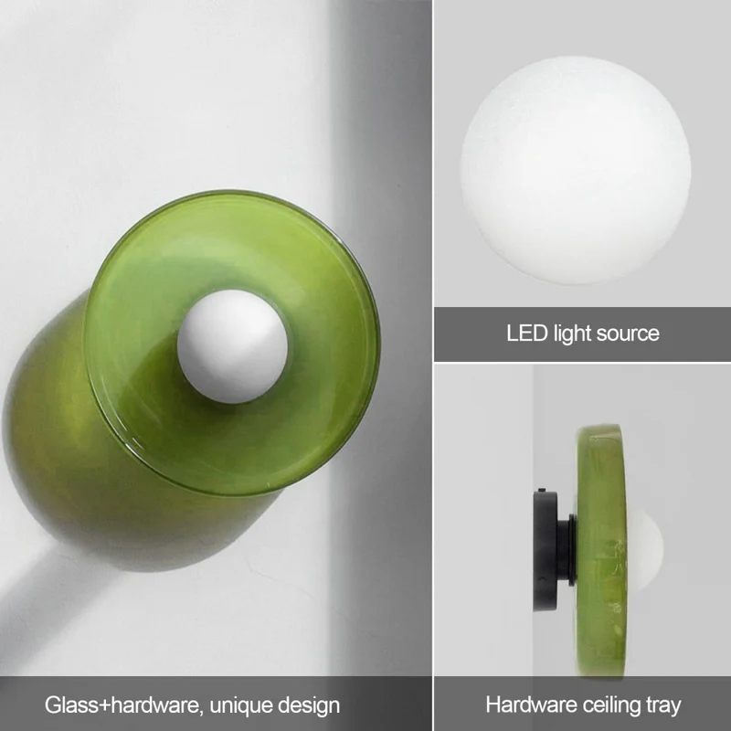 Mulon Ceiling Light and Wall Light
