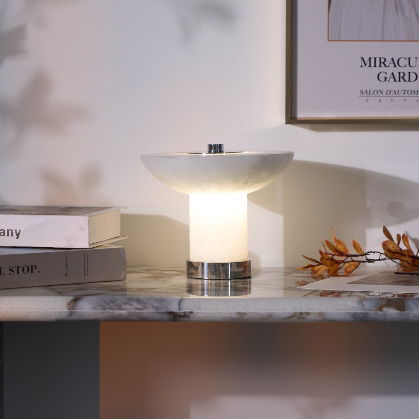 Aesmoze Alabaster Table Lamp