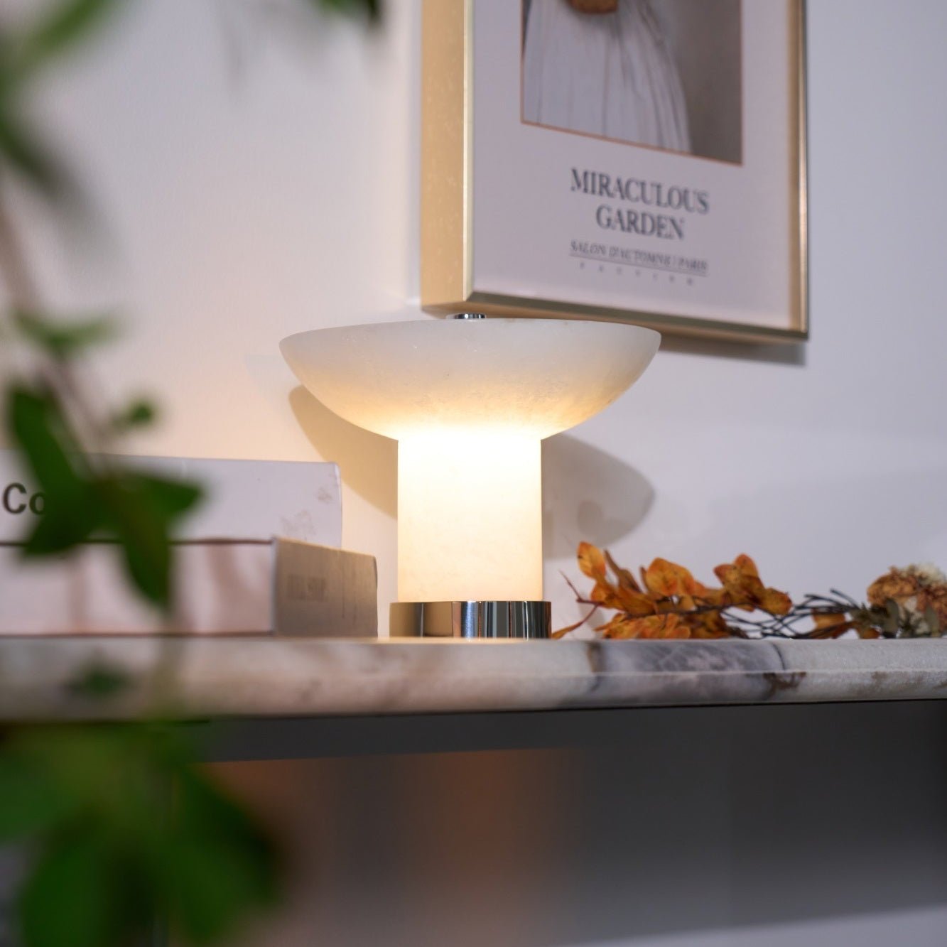 Aesmoze Alabaster Table Lamp