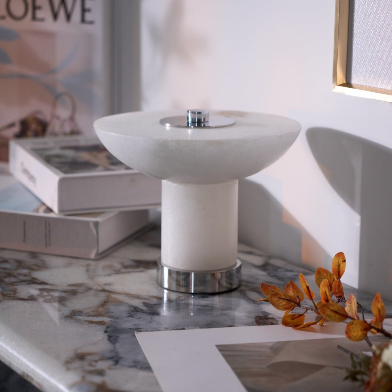 Aesmoze Alabaster Table Lamp