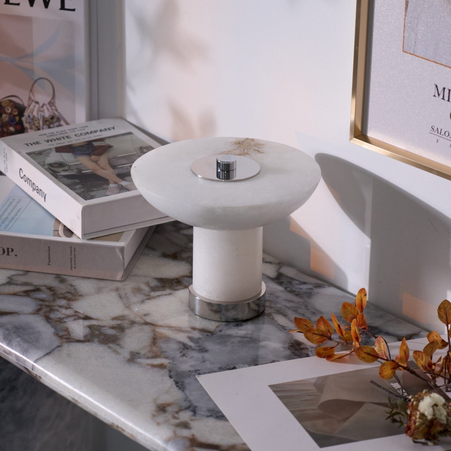 Aesmoze Alabaster Table Lamp