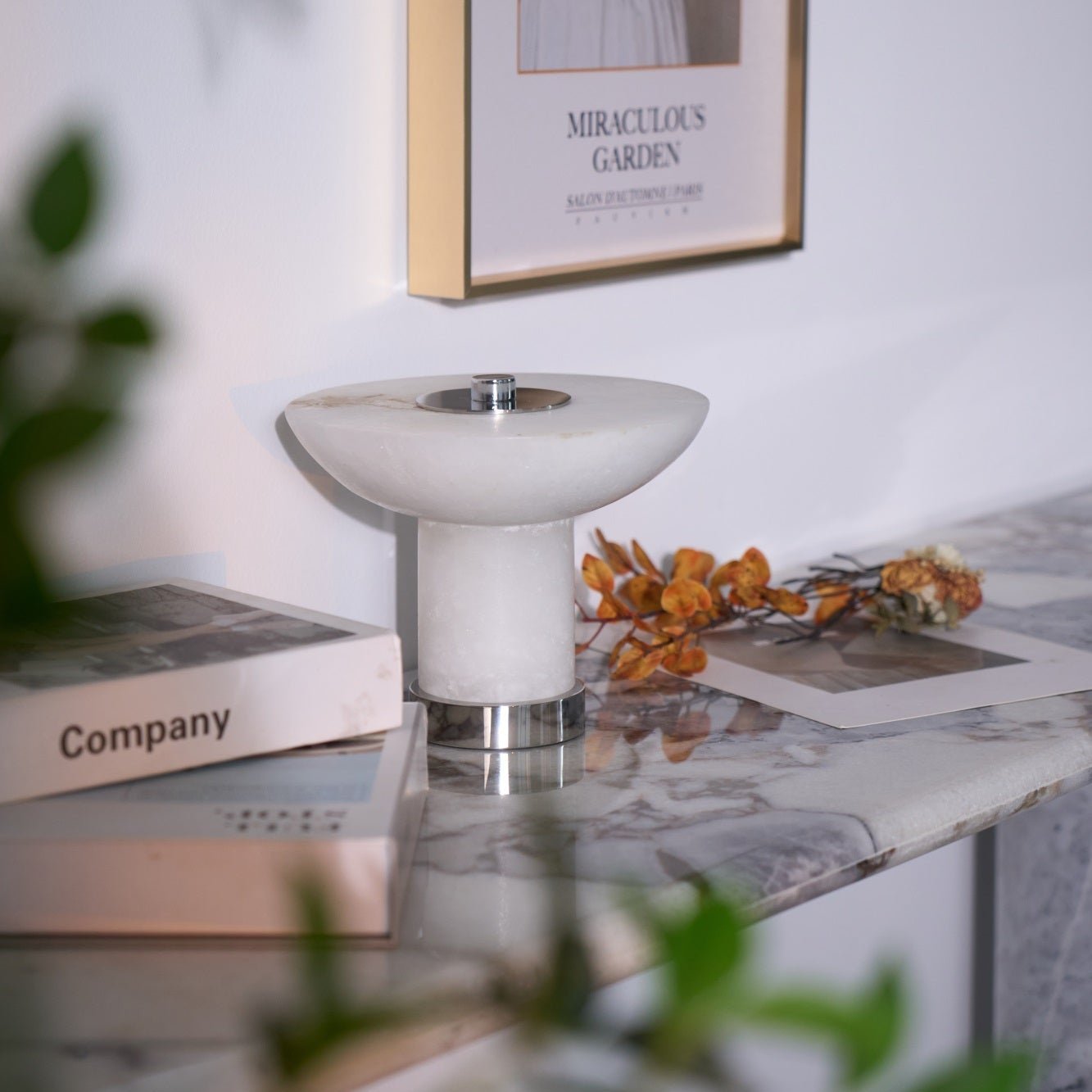 Aesmoze Alabaster Table Lamp