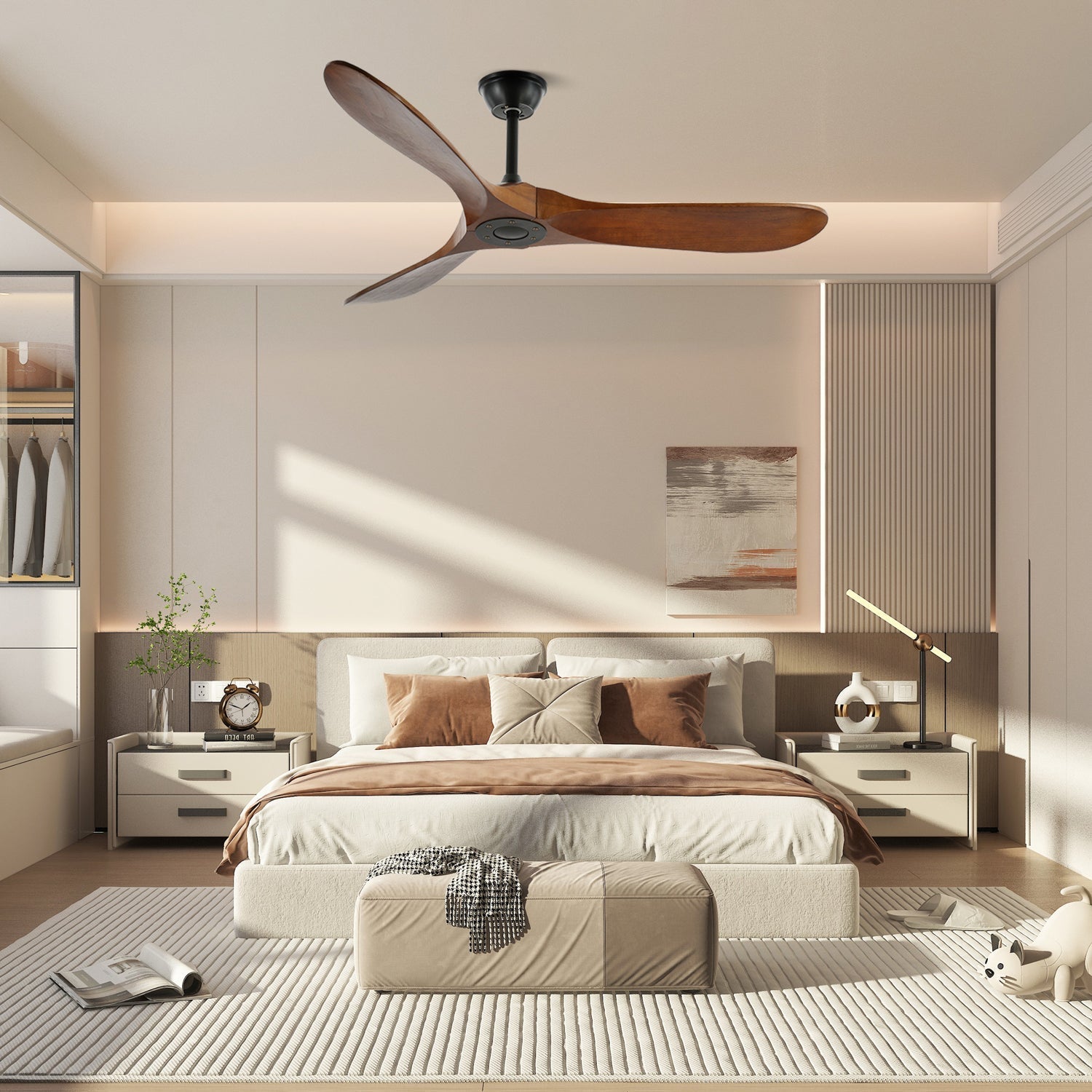 Leno Wooden Ceiling Fan
