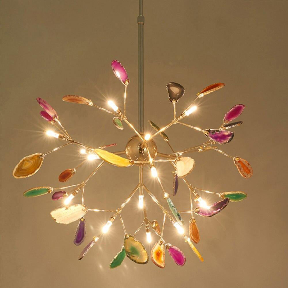 Sela Agate Stone Pendant Light