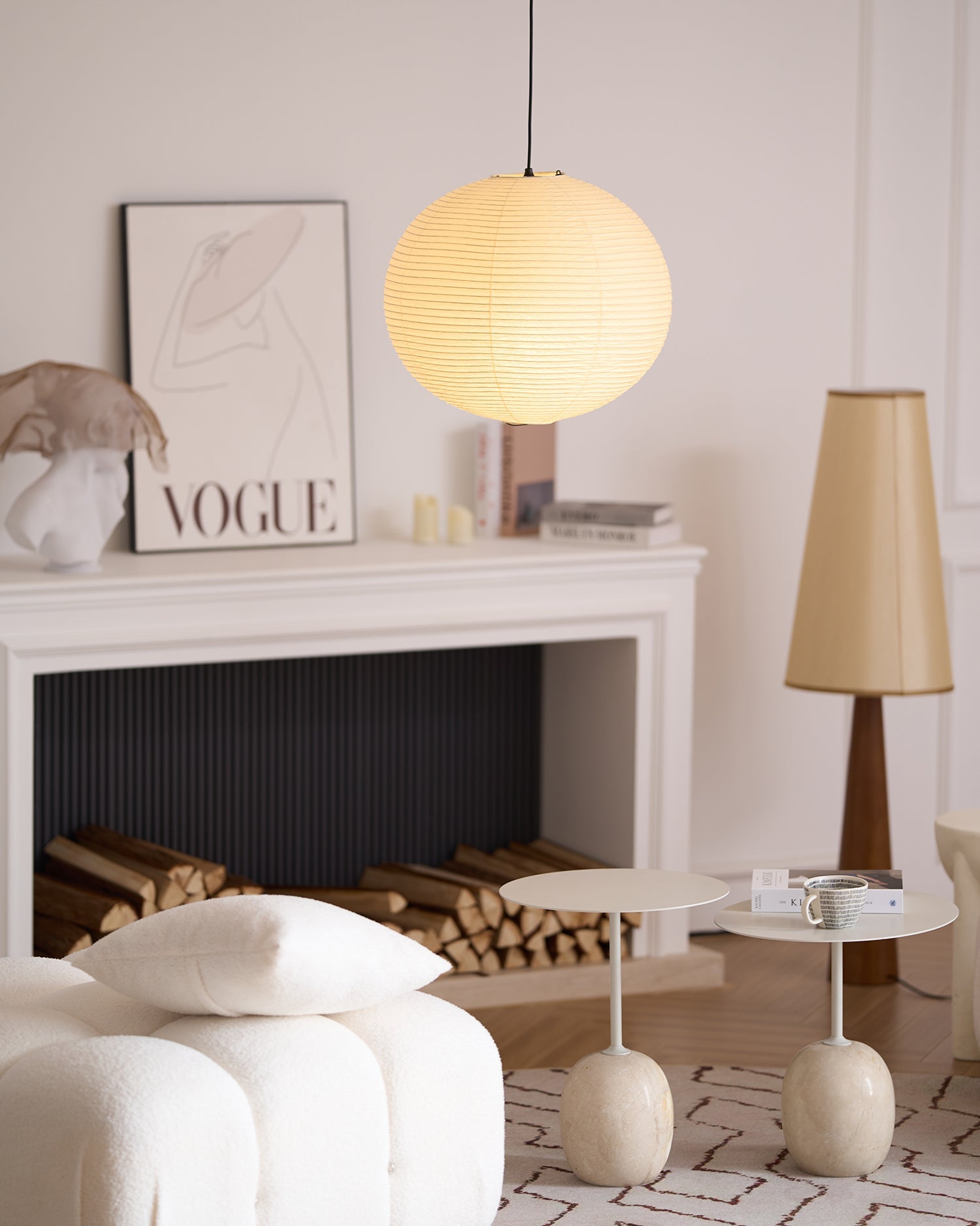 Delmi Paper Pendant Light