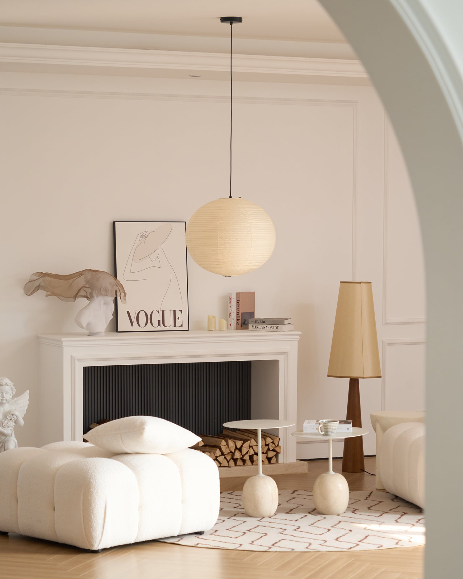 Delmi Paper Pendant Light