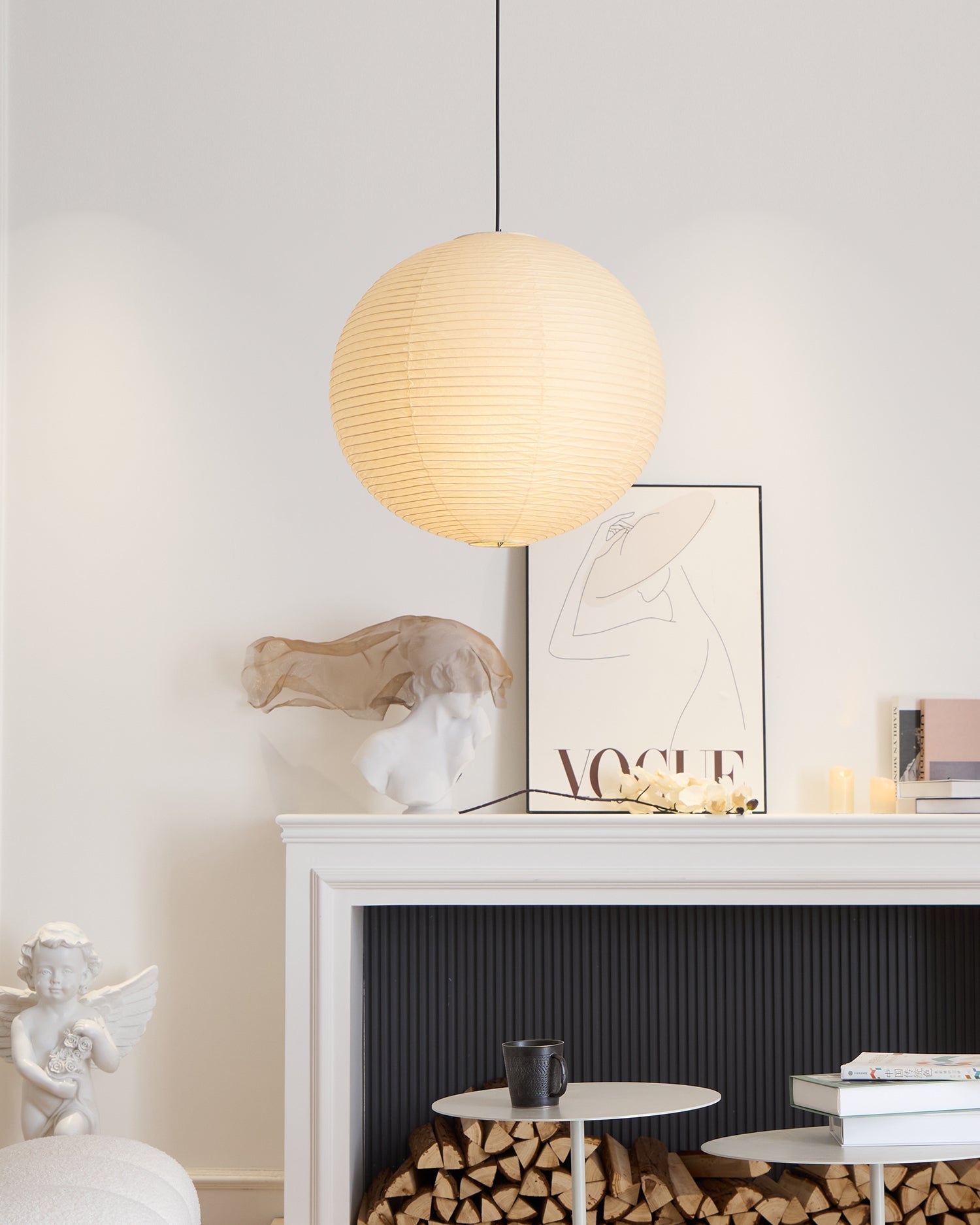 Delmi Paper Pendant Light