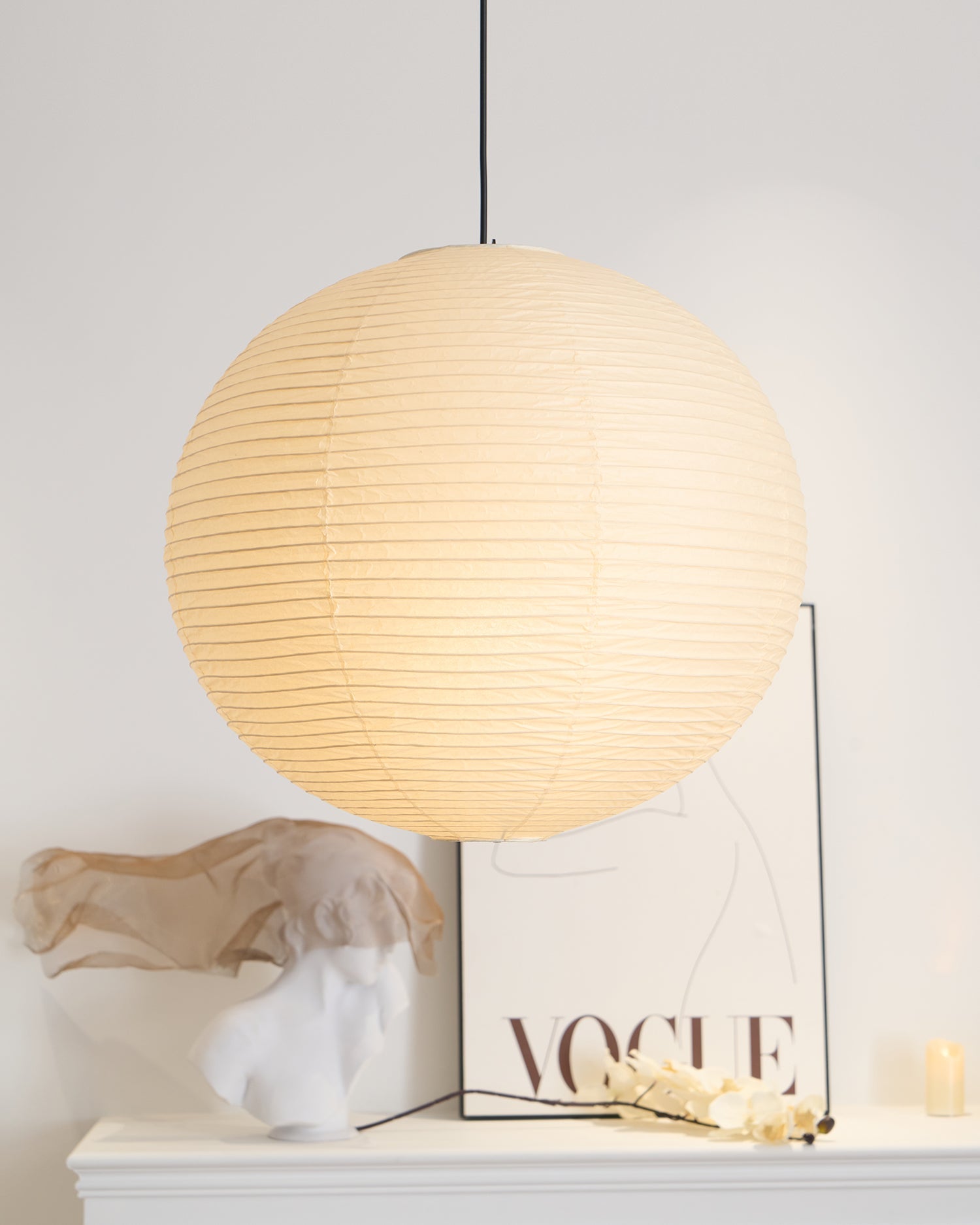 Delmi Paper Pendant Light