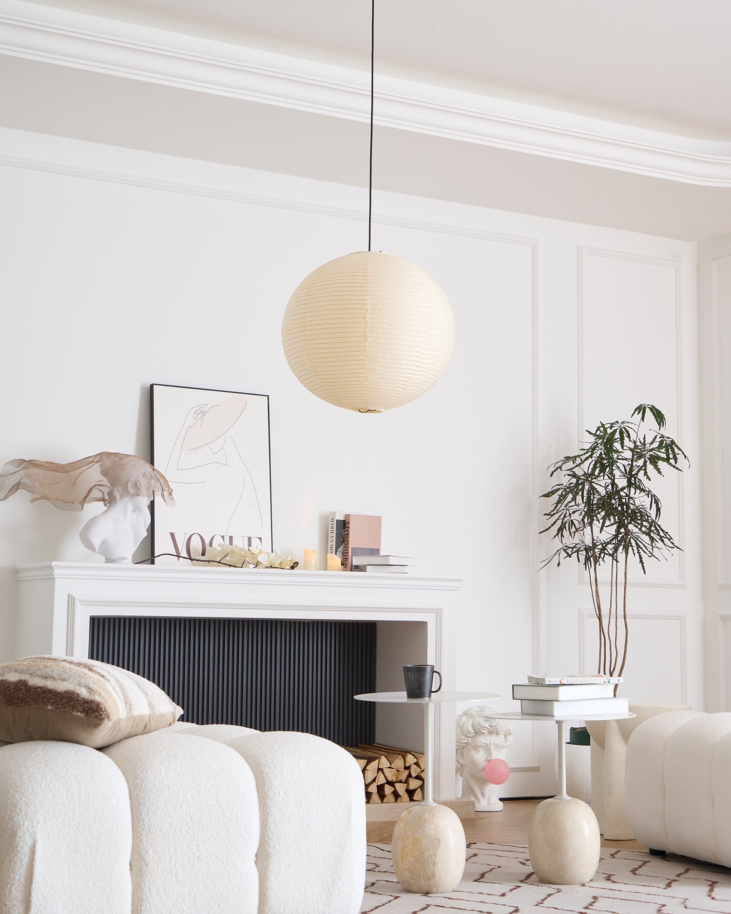Delmi Paper Pendant Light