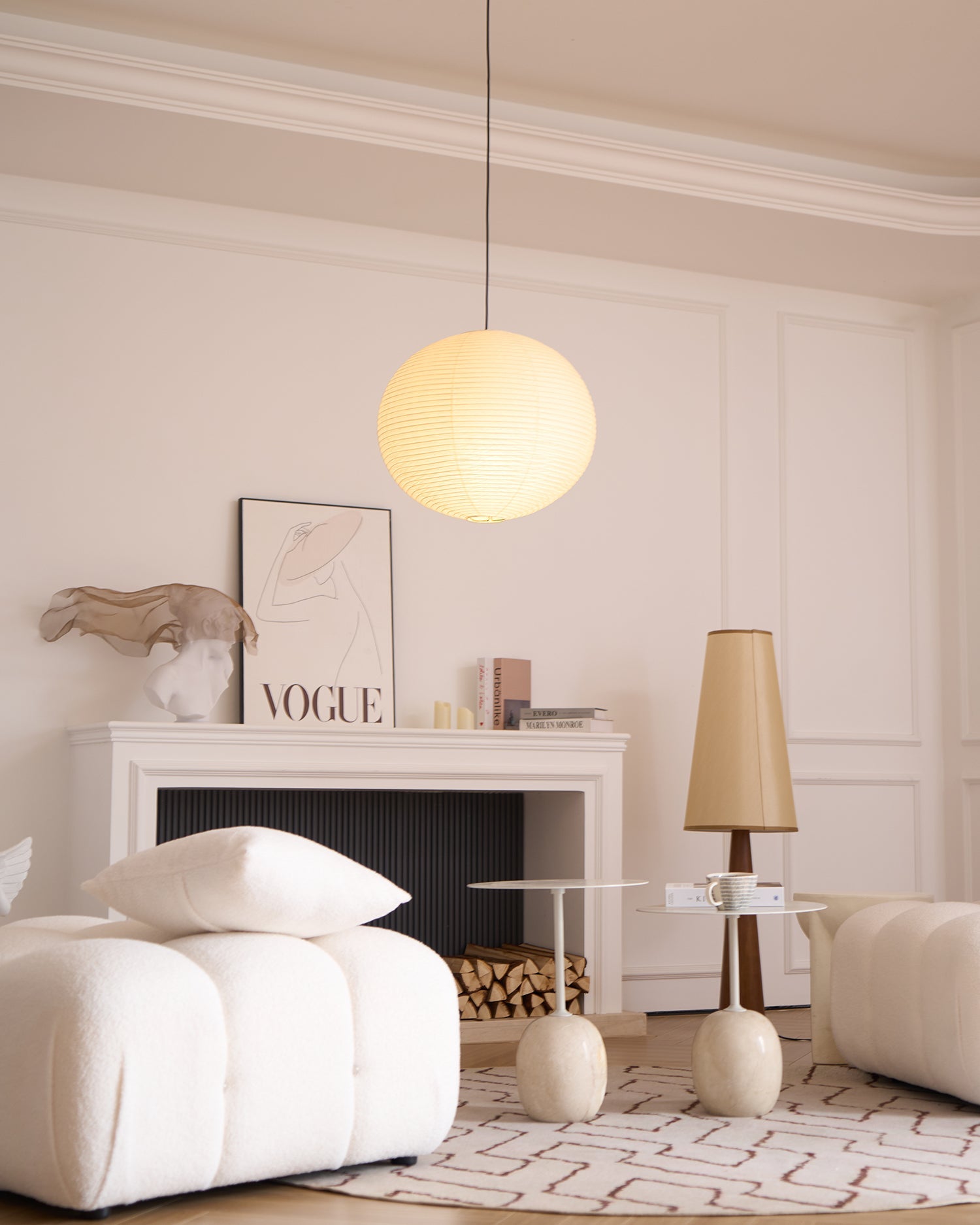 Delmi Paper Pendant Light