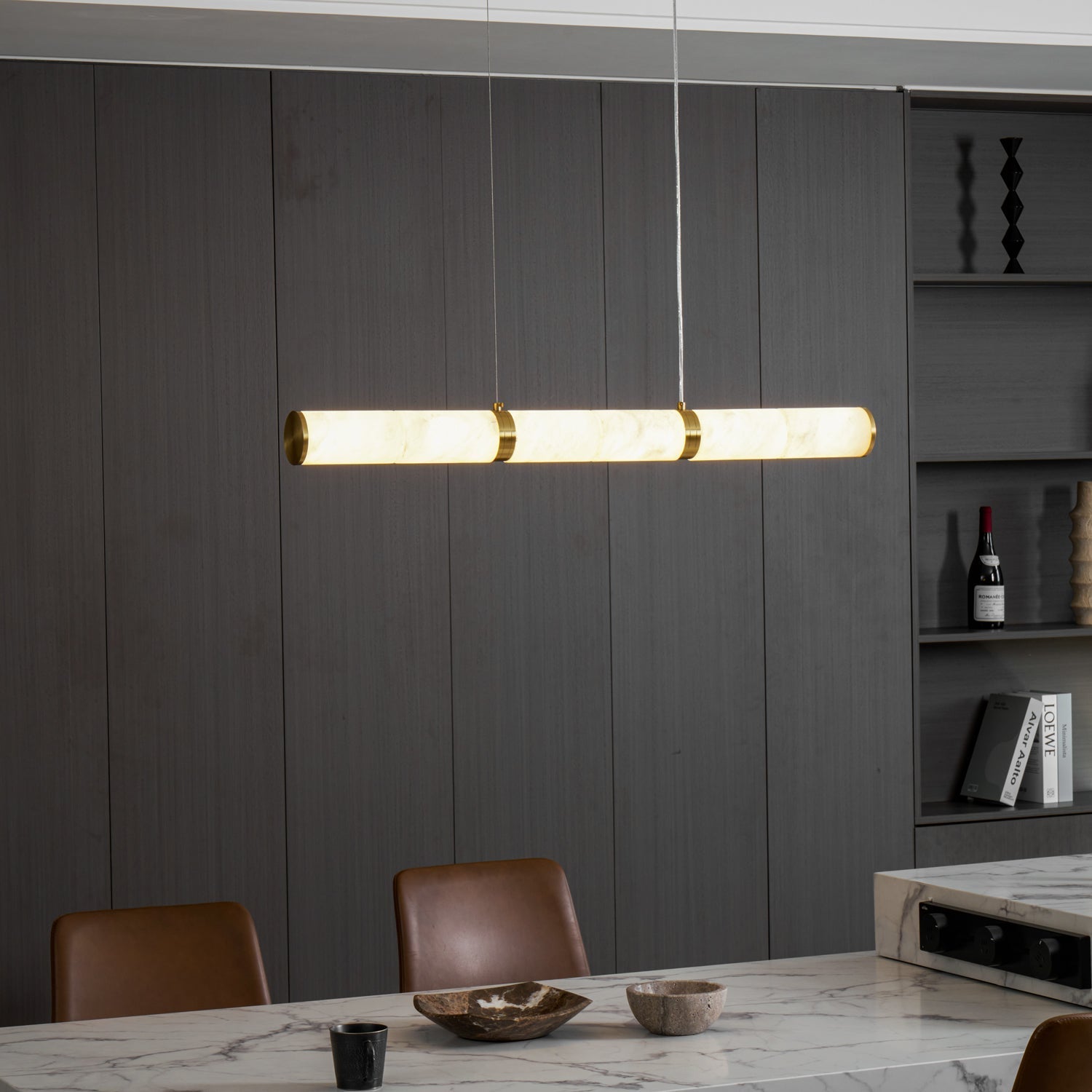 Becoza Alabaster Linear Pendant Light