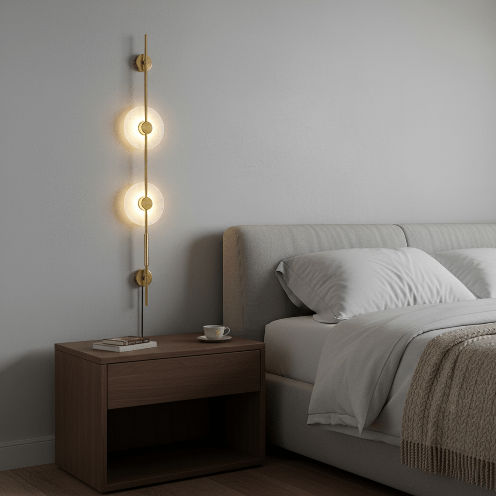 Duelsy Vertical Wall Light With Plug