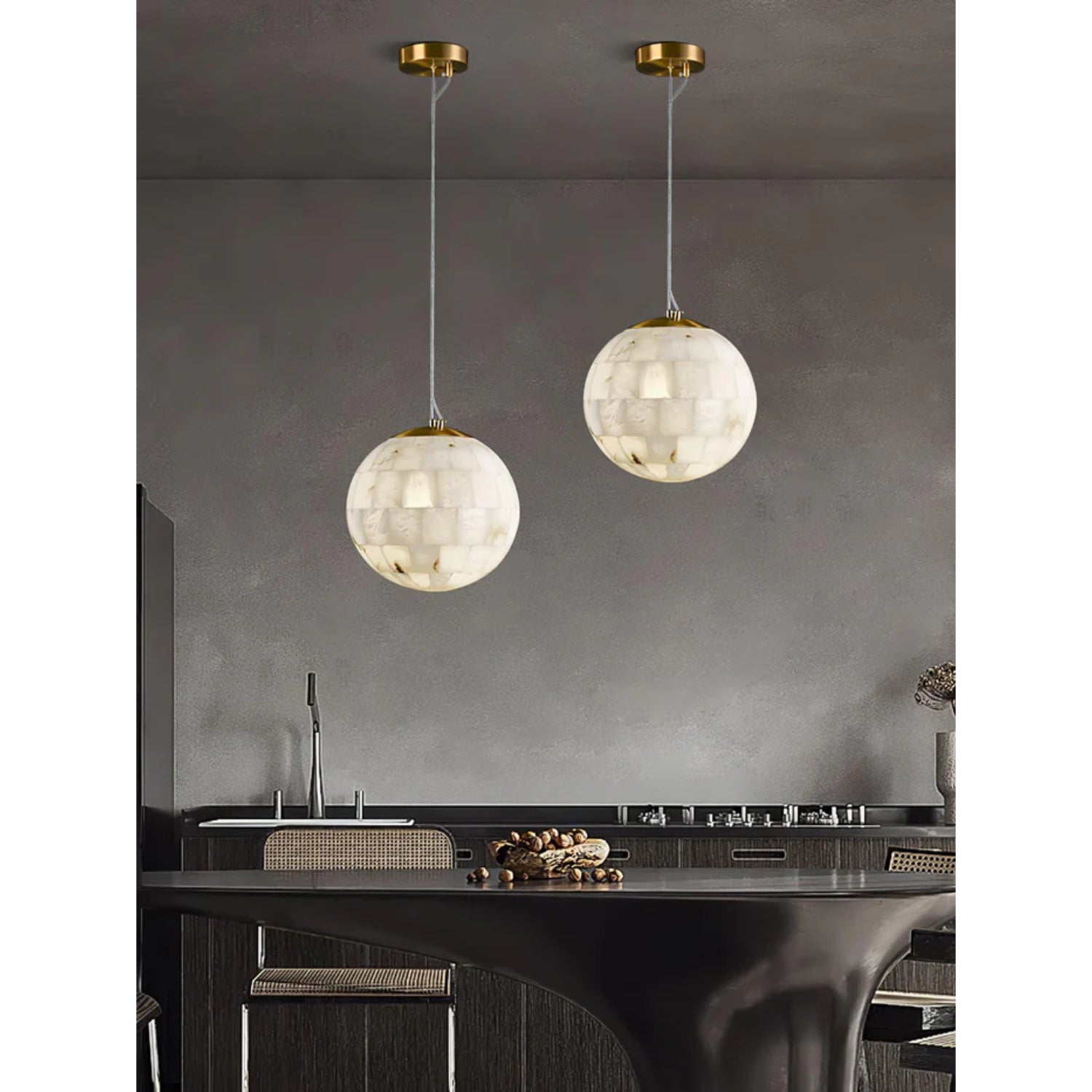 Wescon Alabaster Pendant Light