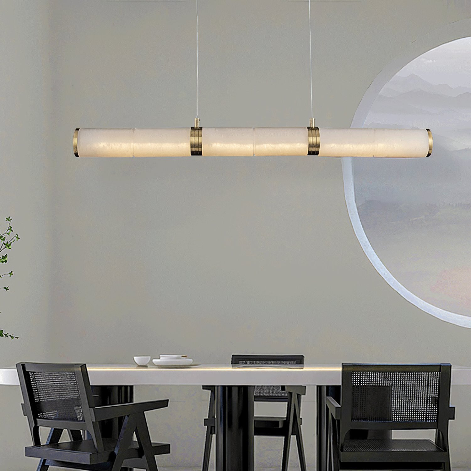 Becoza Alabaster Linear Pendant Light