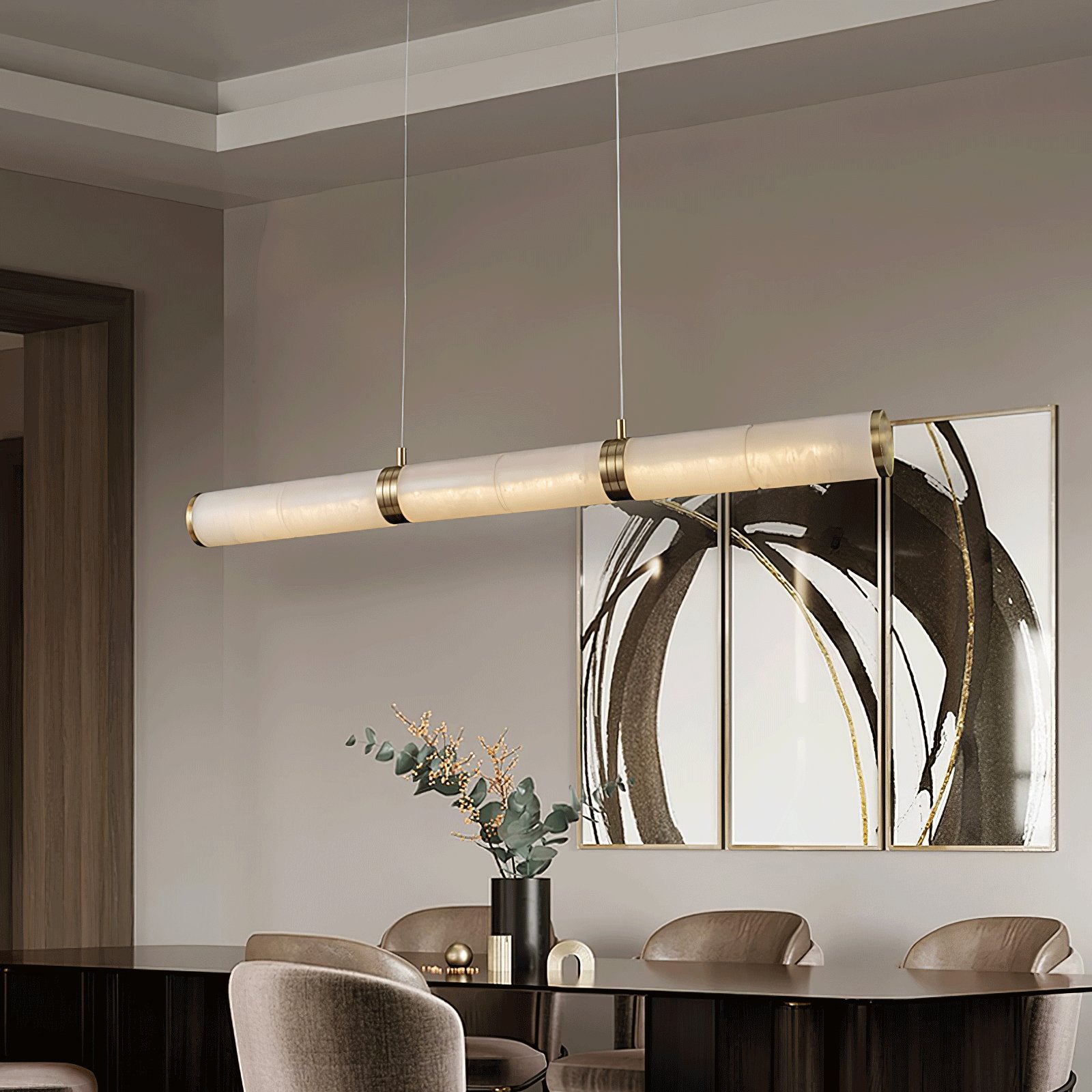 Becoza Alabaster Linear Pendant Light