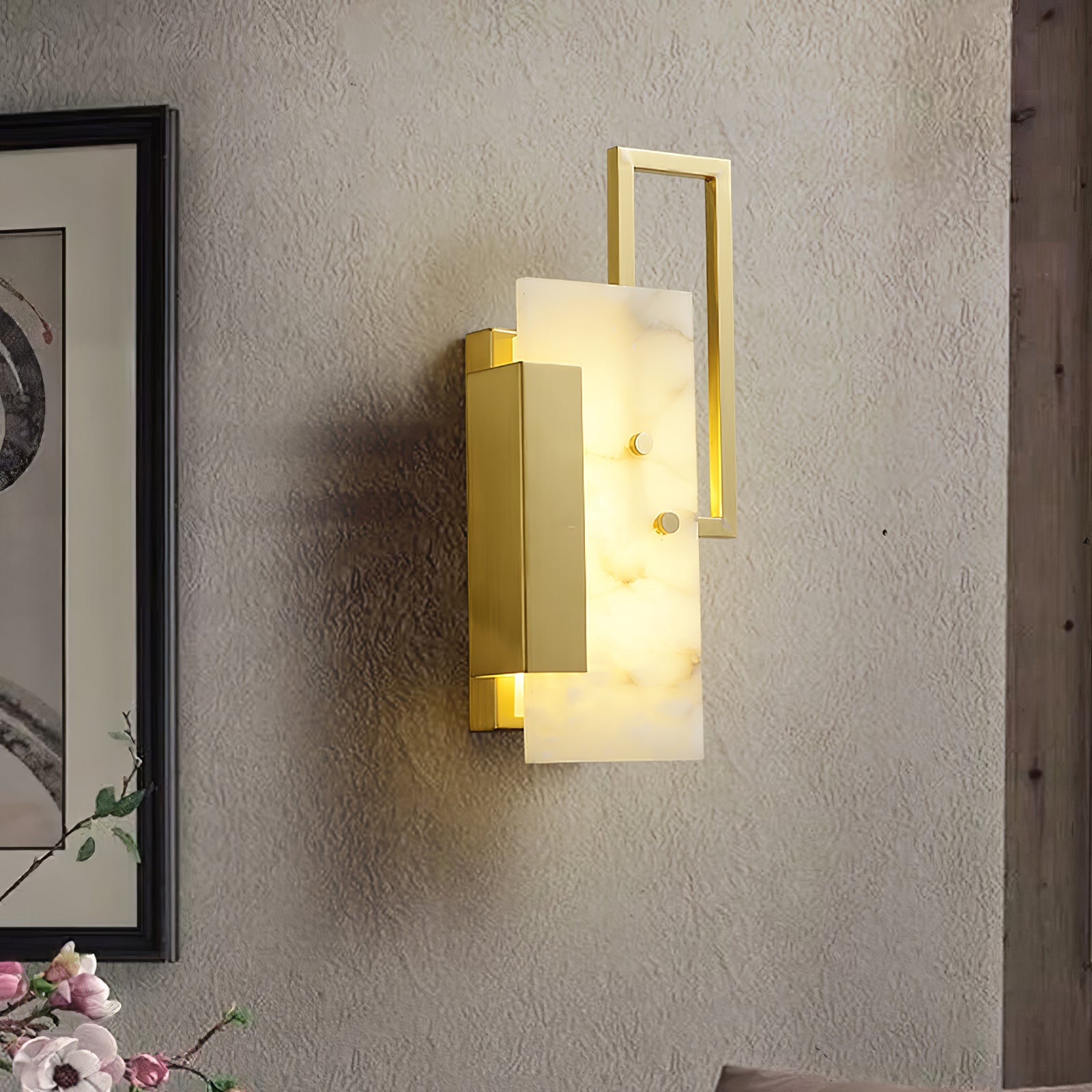 Tomeha Alabaster Wall Light
