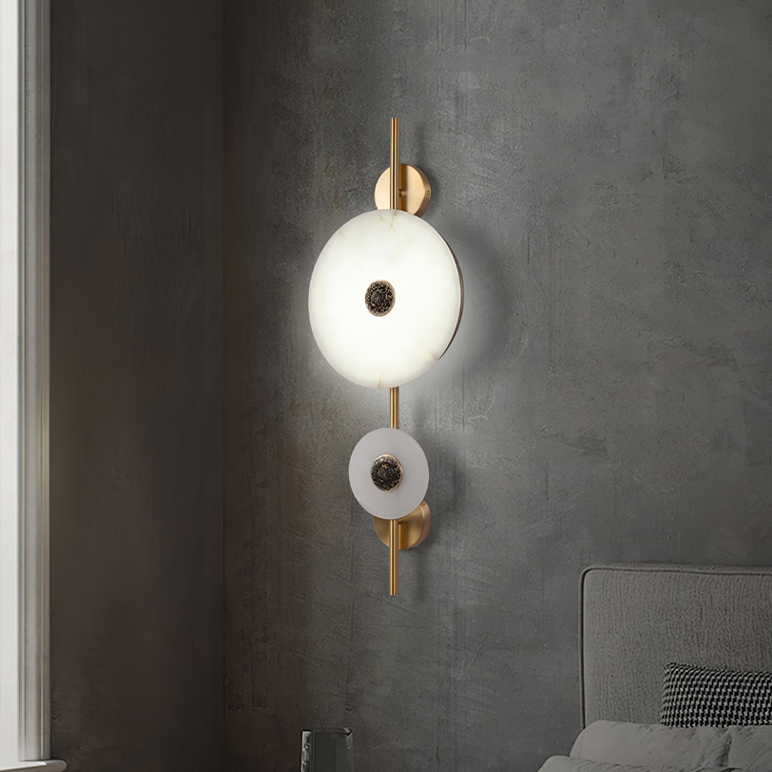 Mesona Alabaster Wall Light