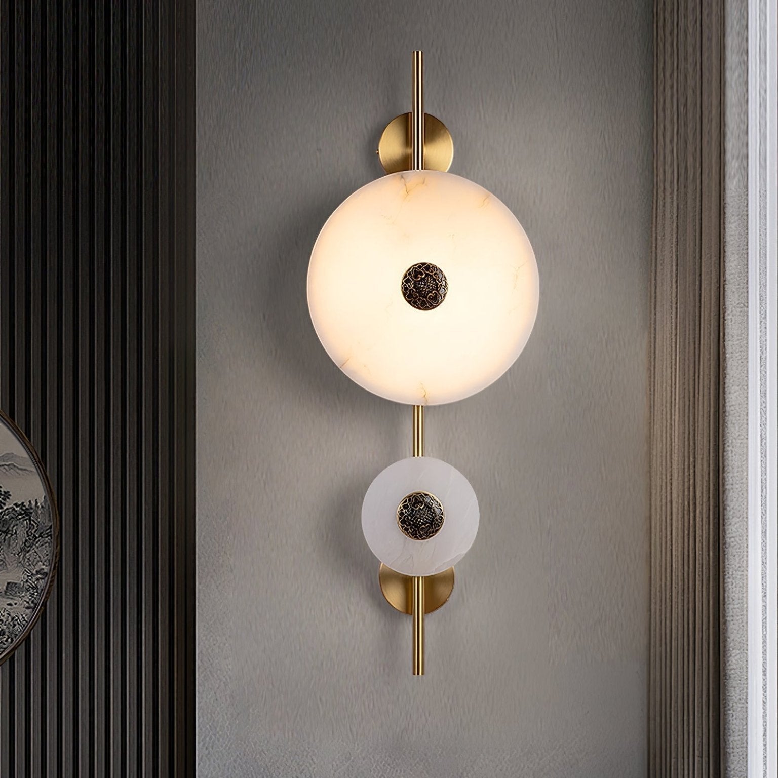 Mesona Alabaster Wall Light
