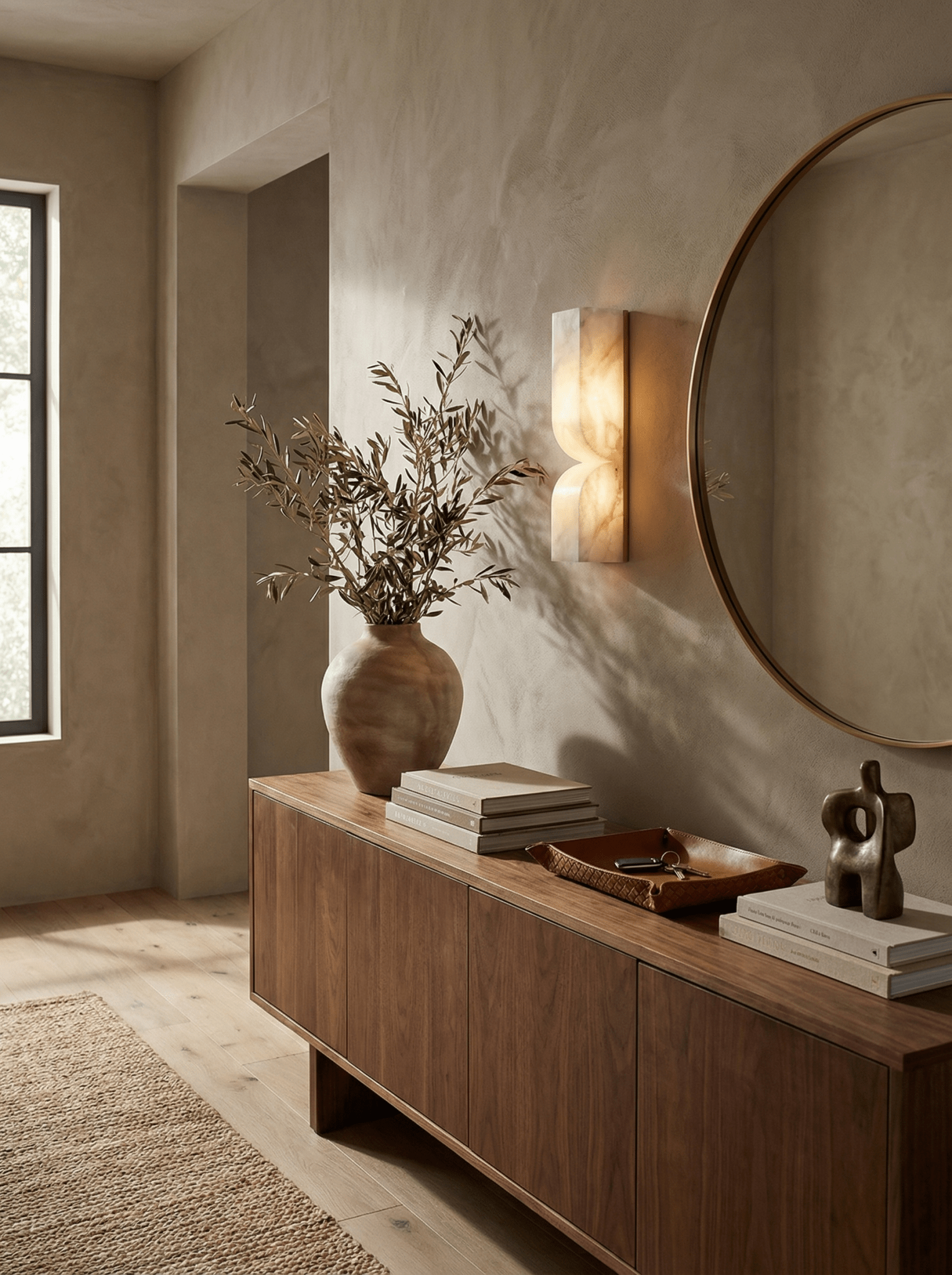 Haria Alabaster Wall Light