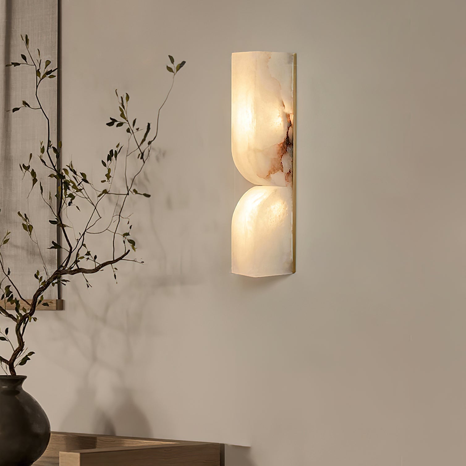 Haria Alabaster Wall Light