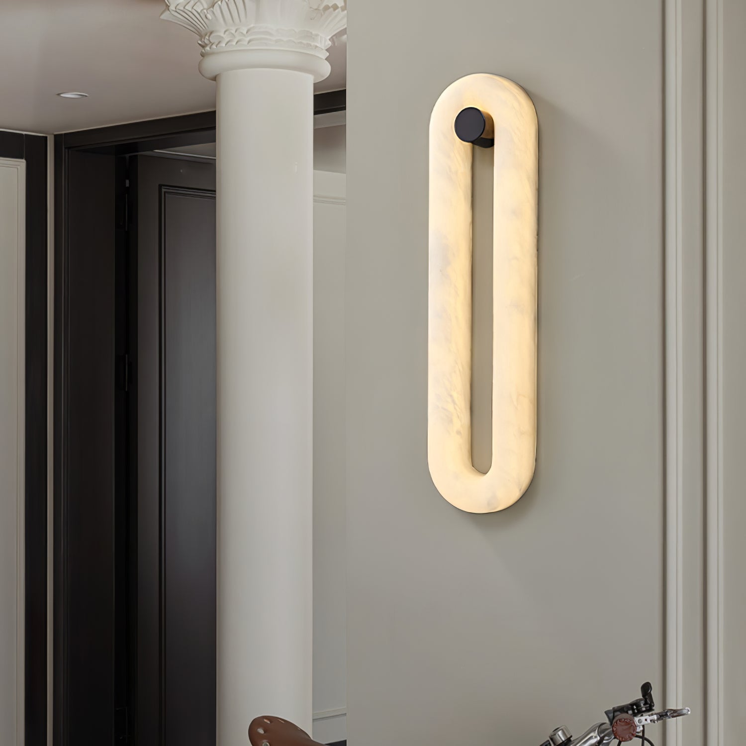 Lopoze Alabaster Wall Light